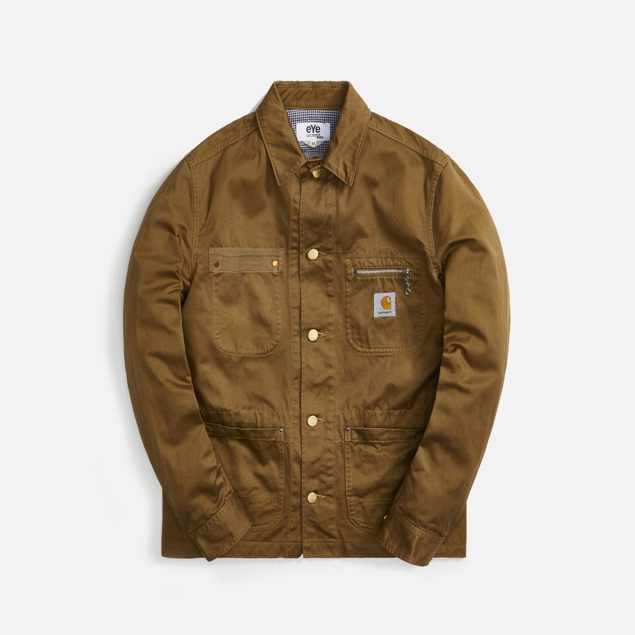 Junya Watanabe Man Cotton Weapon Garment Dyed Carhartt Jacket - Deep Beige