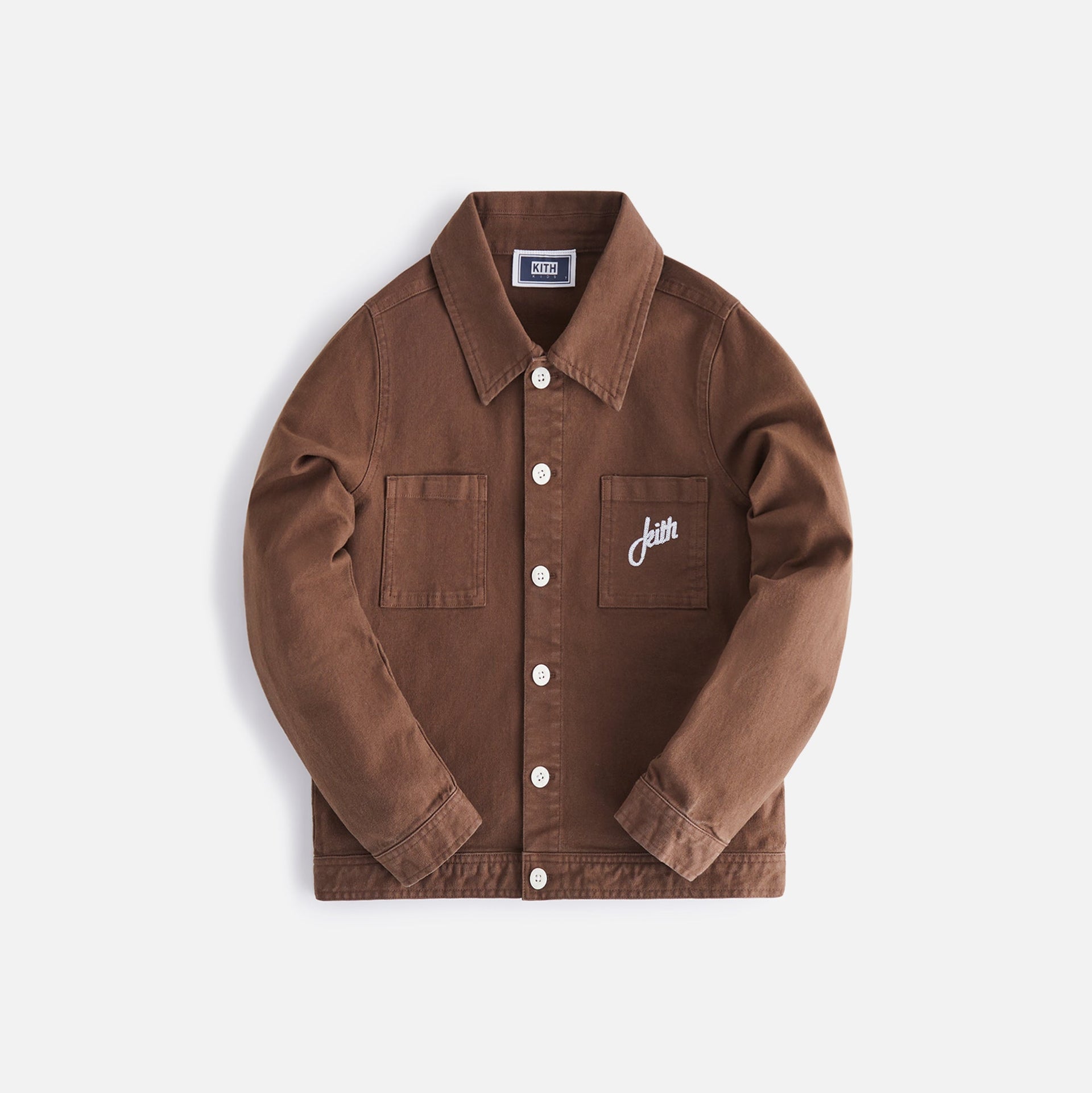 Kith Kids Twill Workman Shirt - Coffee