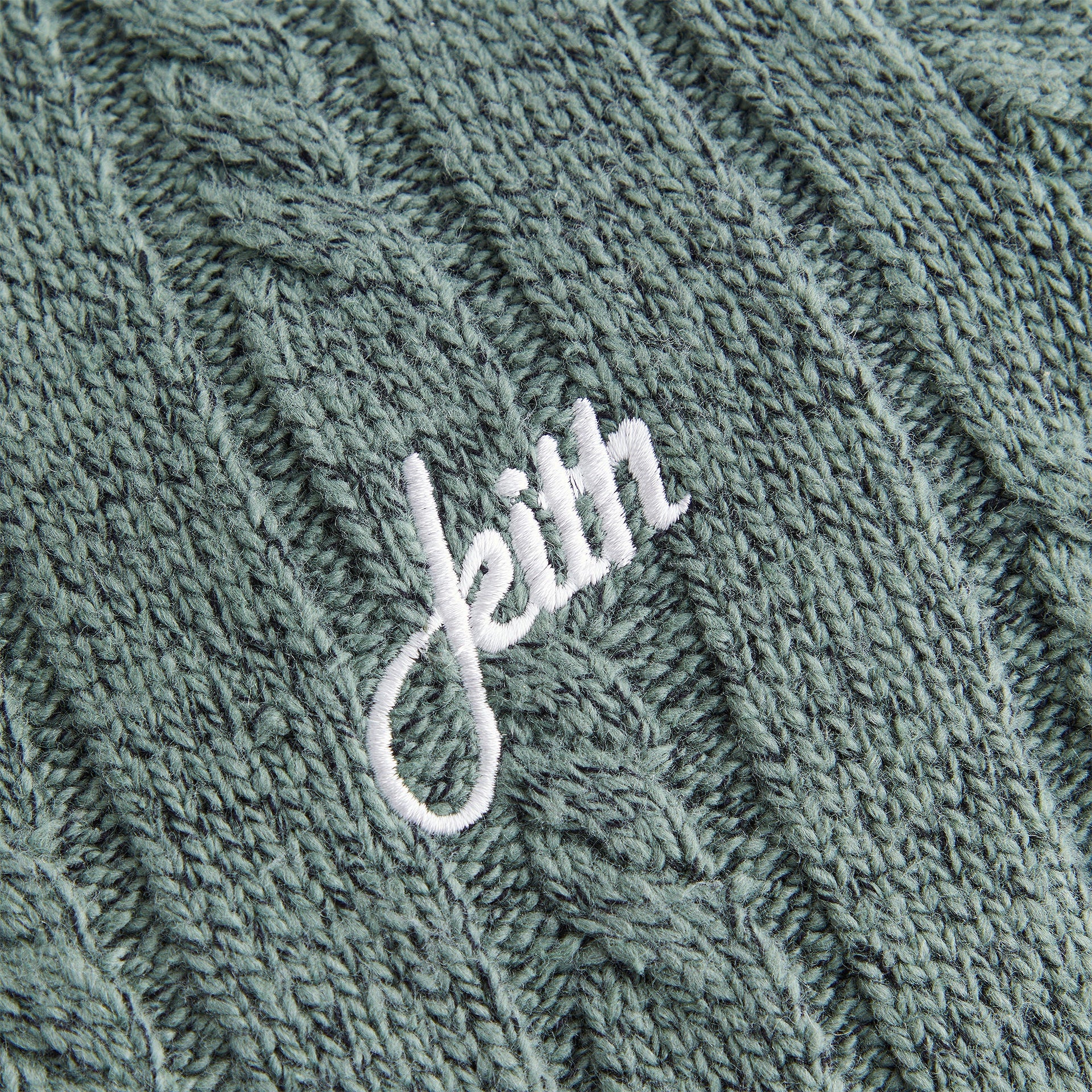 Kith Kids Knit Hoodie - Jungle Green