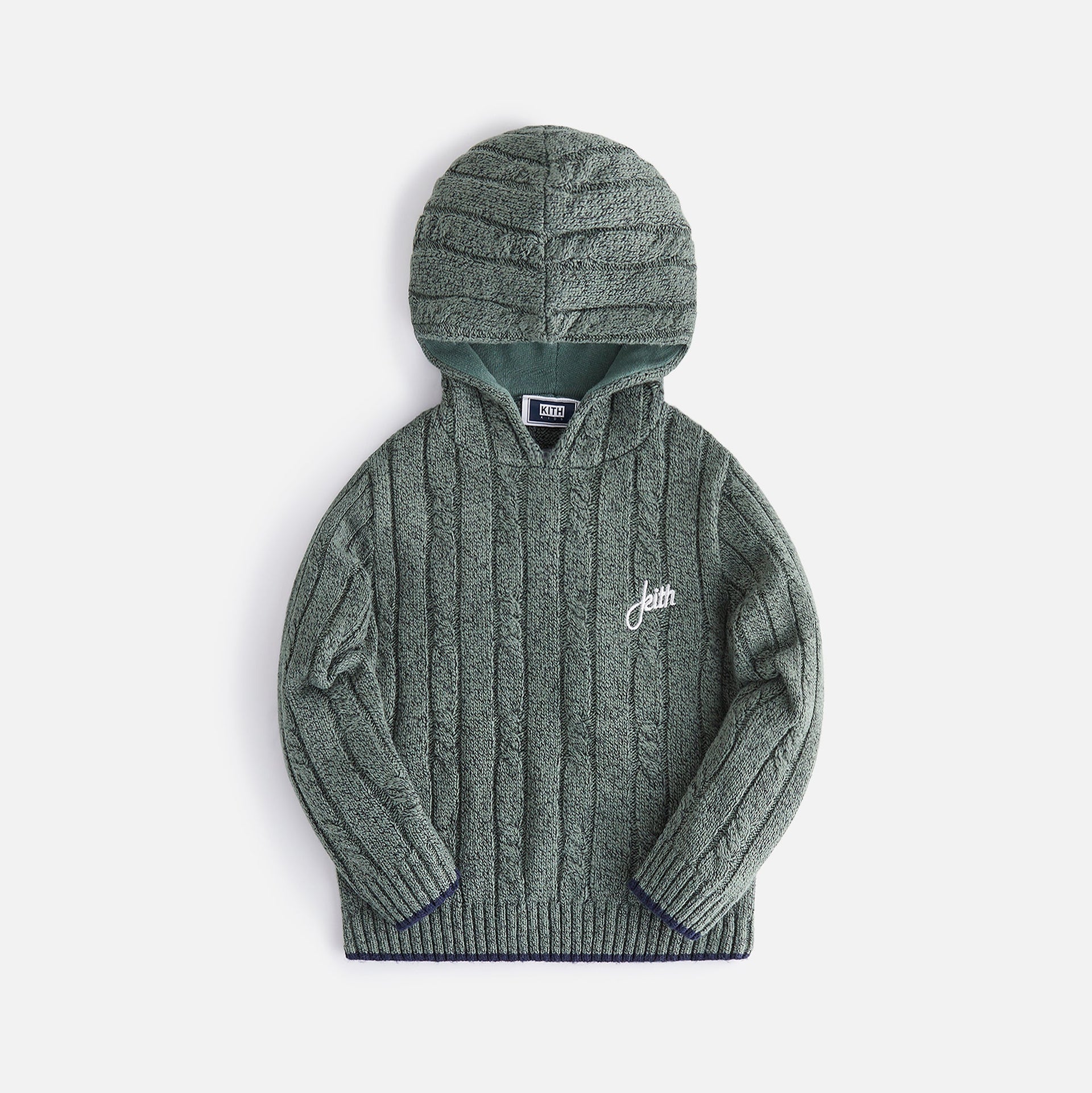 Kith Kids Knit Hoodie - Jungle Green