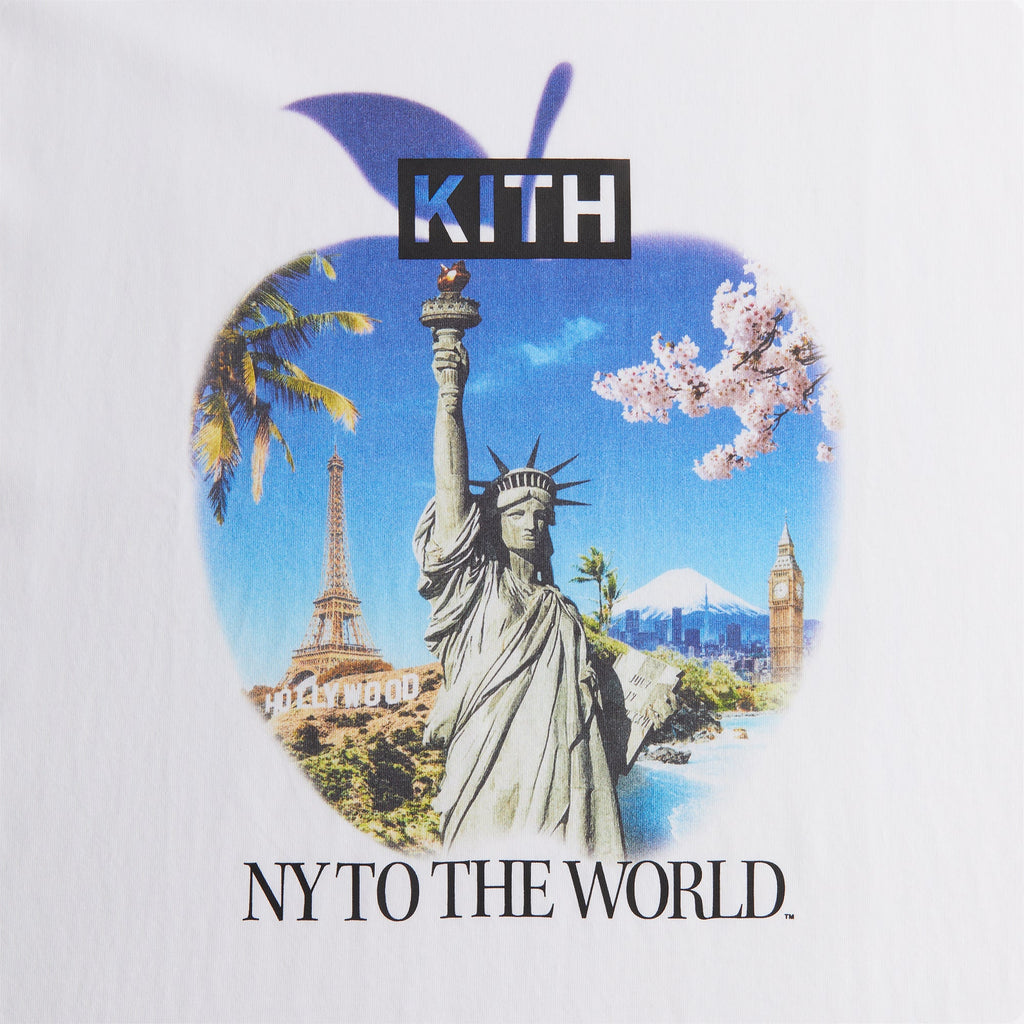 Kith New York to the World™ Souvenir Vintage Tee - White – Kith Europe