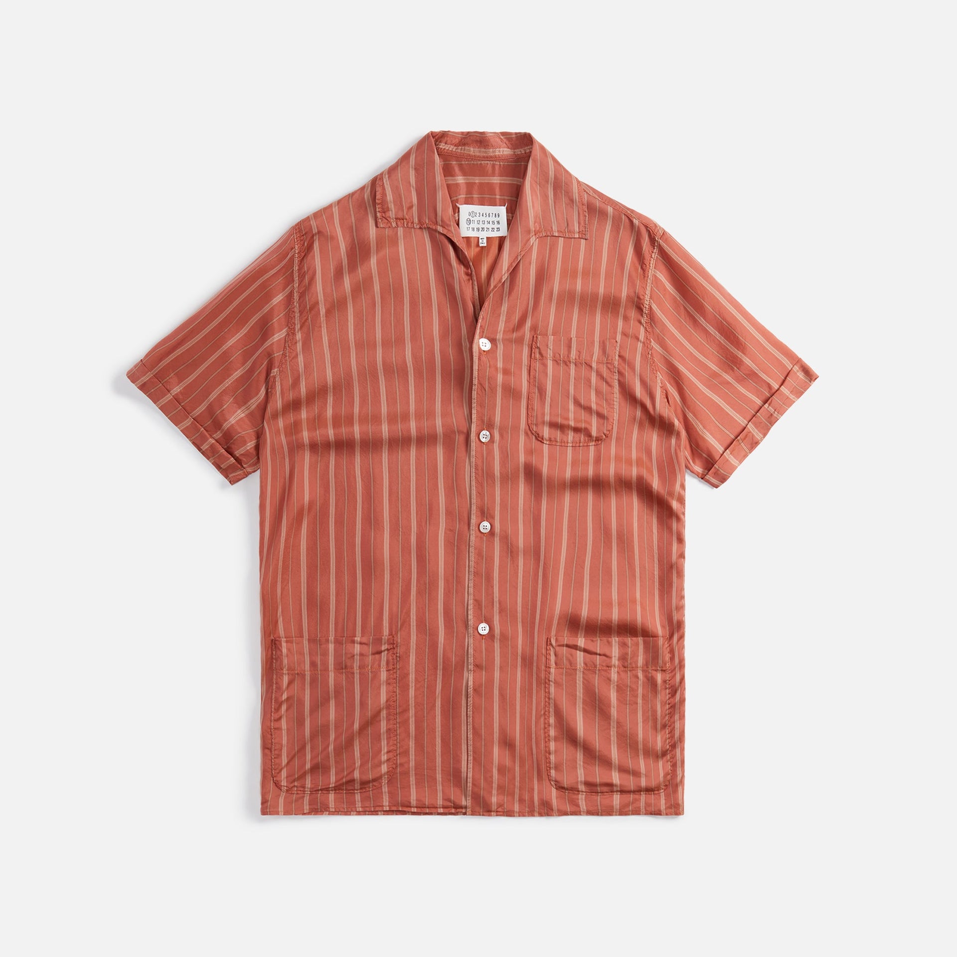 Margiela Regimental Stripe Shirt - Pink