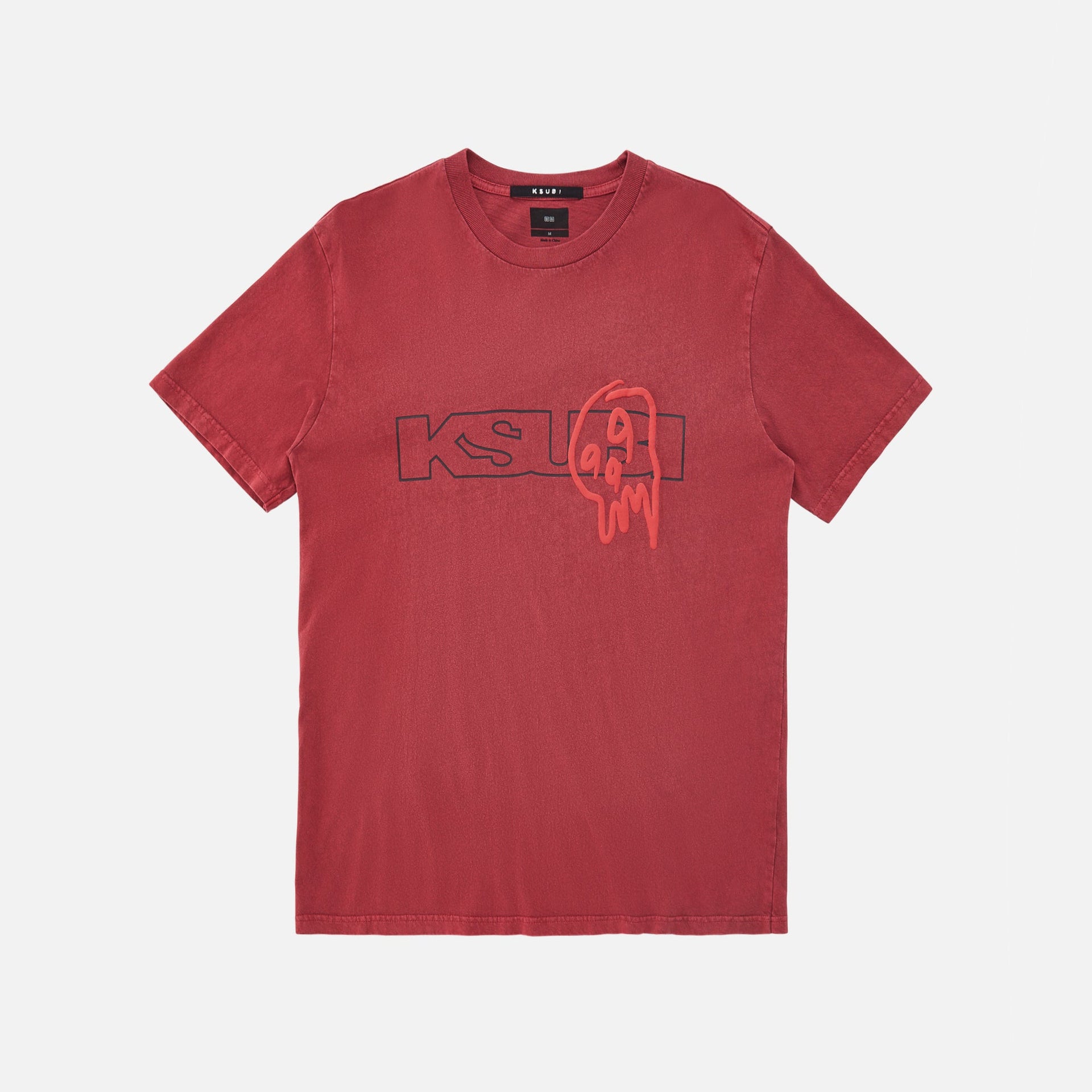 Ksubi x Juice WRLD 999 Skull Kash Tee - Blood Red
