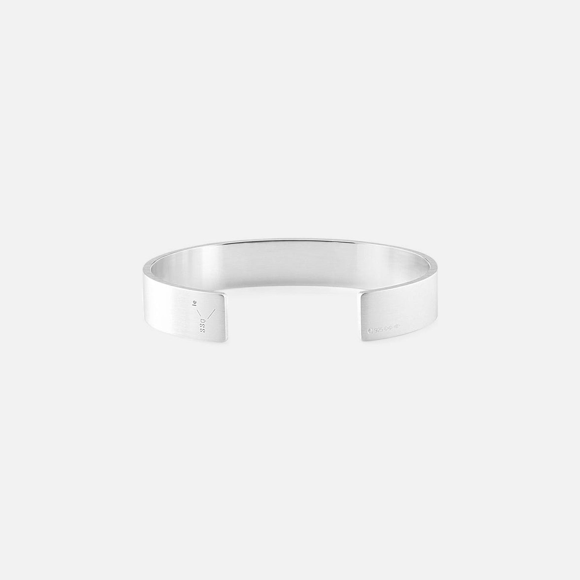 Le Gramme 33g Ribbon Bracelet - Brushed Sterling Silver