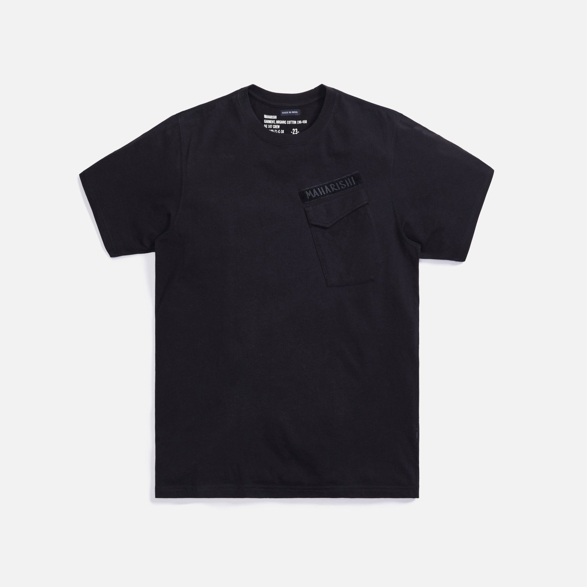 Maharishi Maharishi Pocket Tee - Black