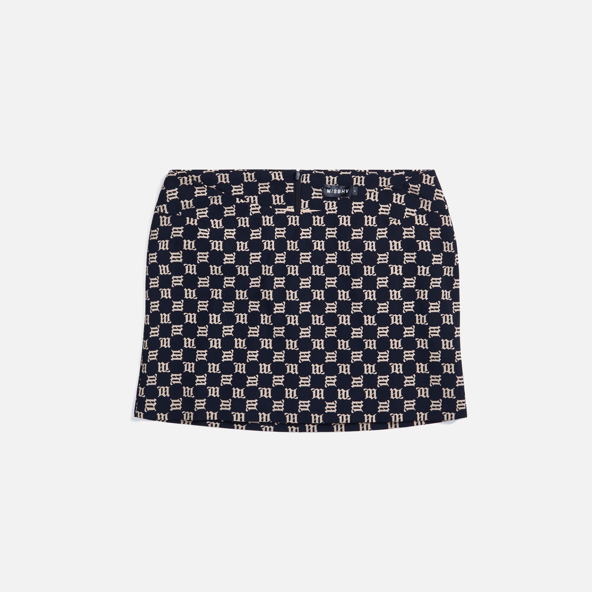 MISBHV Monogram Trinity Mini Skirt - Black