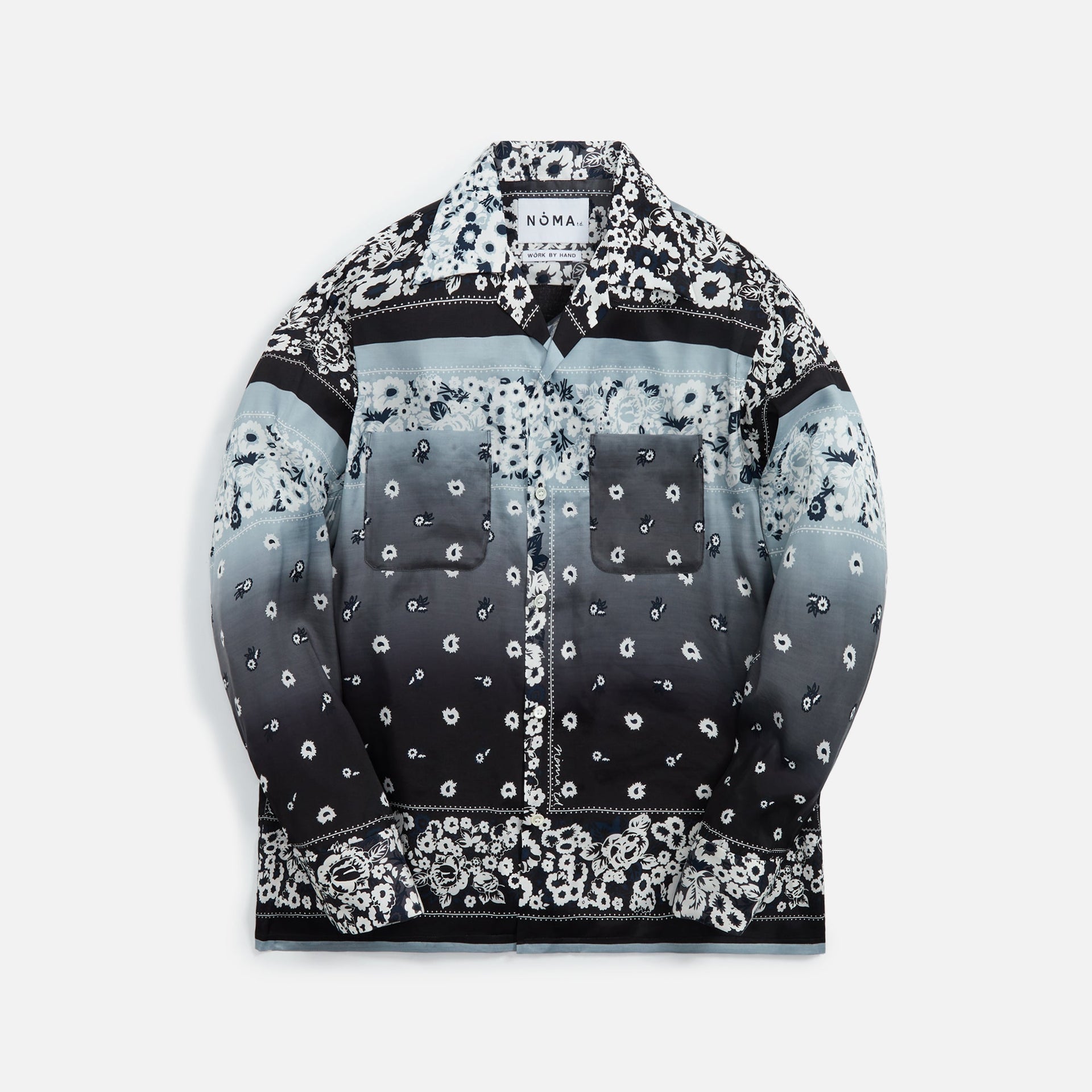 Noma Draw Your Garden Shirt - Silver / Grey / Black