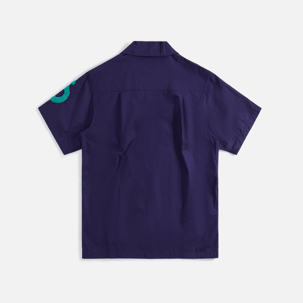 Noma Bandana Hand Embroidery Shirt - Navy – Kith