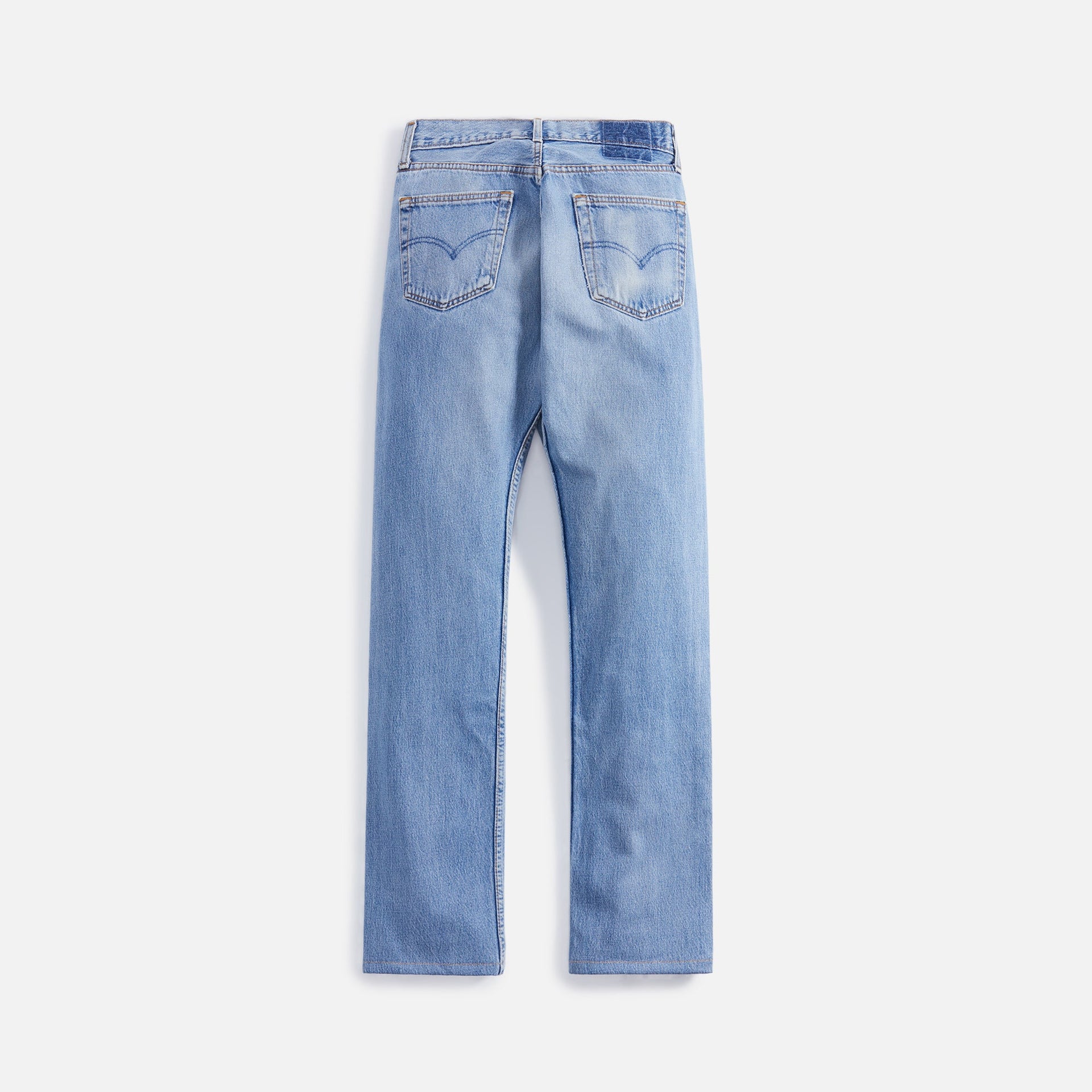 Noma Bandana Embroidery Denim Pants - Indigo Pink / Navy