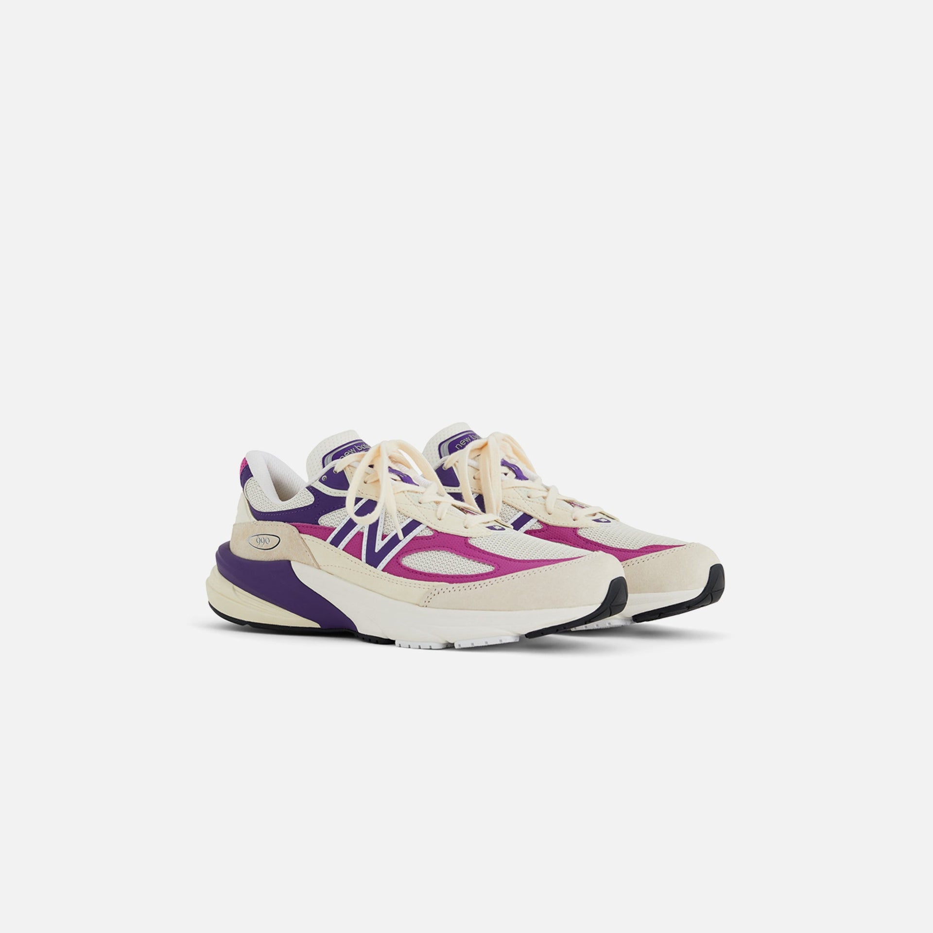 New Balance Made in USA 990v6 - White / Cream / Purple