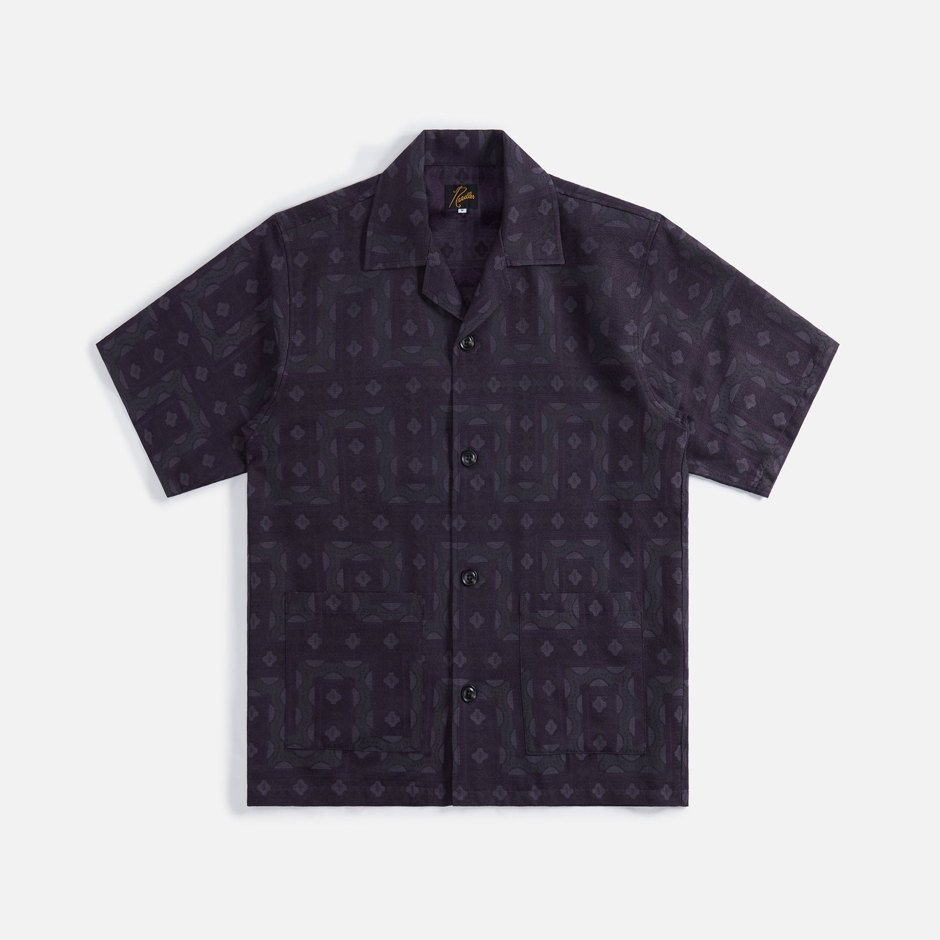 Needles Ethnic Jacquard Cabana Shirt - Charcoal