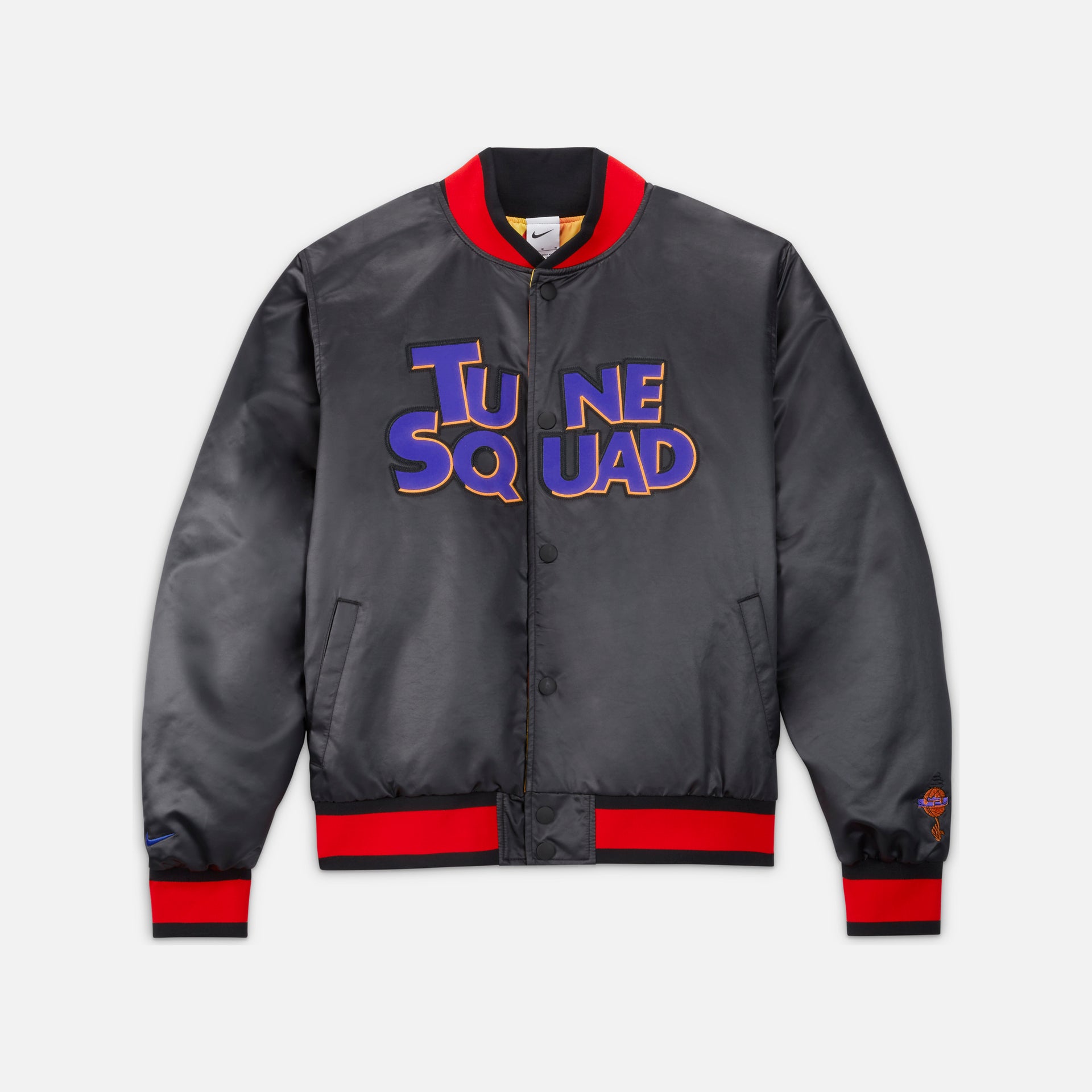 Nike LeBron x Space Jam Varsity Jacket - Black / White / Concord