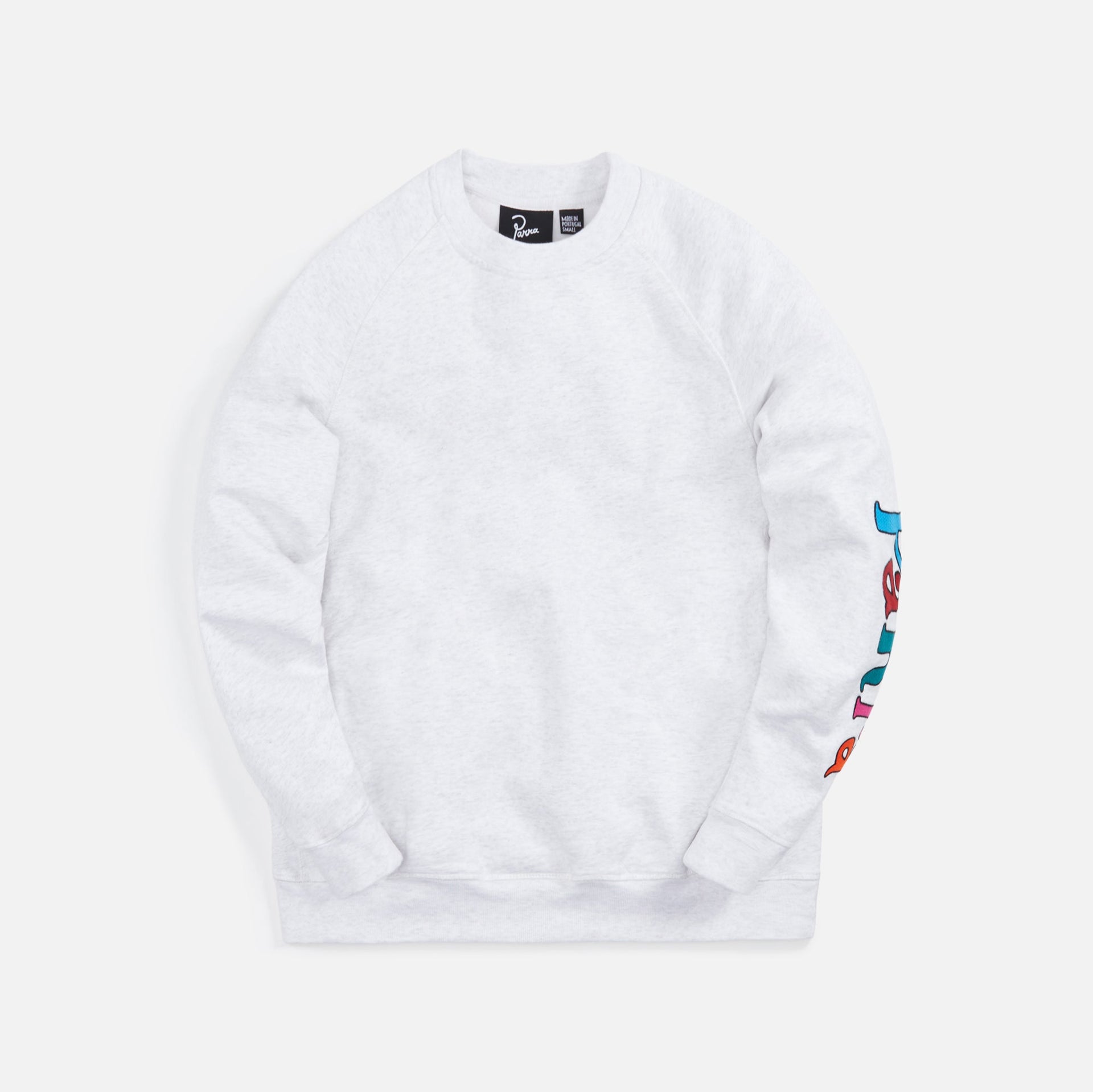by Parra Serif Logo Crewneck Sweatshirt - Ash Grey
