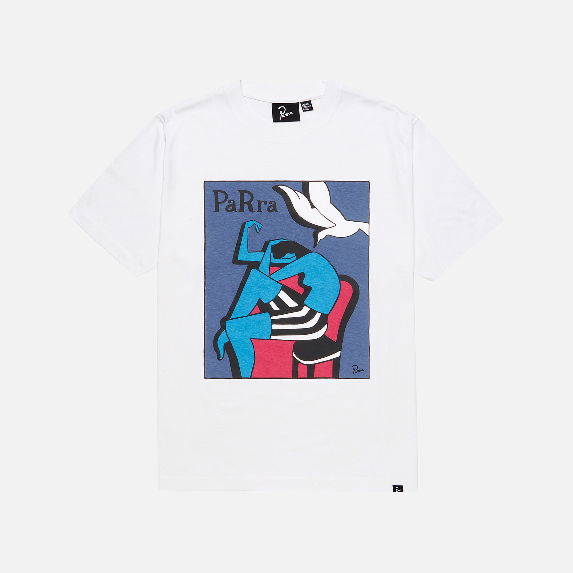 by Parra Bird Attack Tee - White