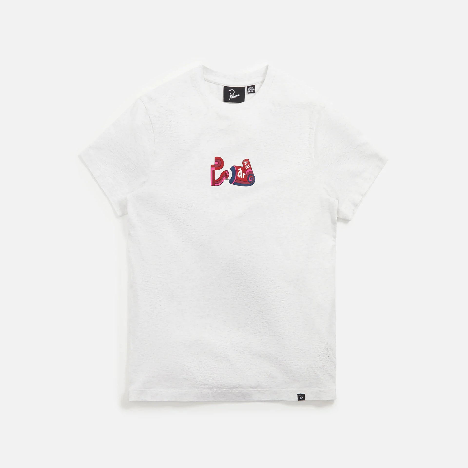 by Parra Empty Tube Logo Tee - Ash Grey