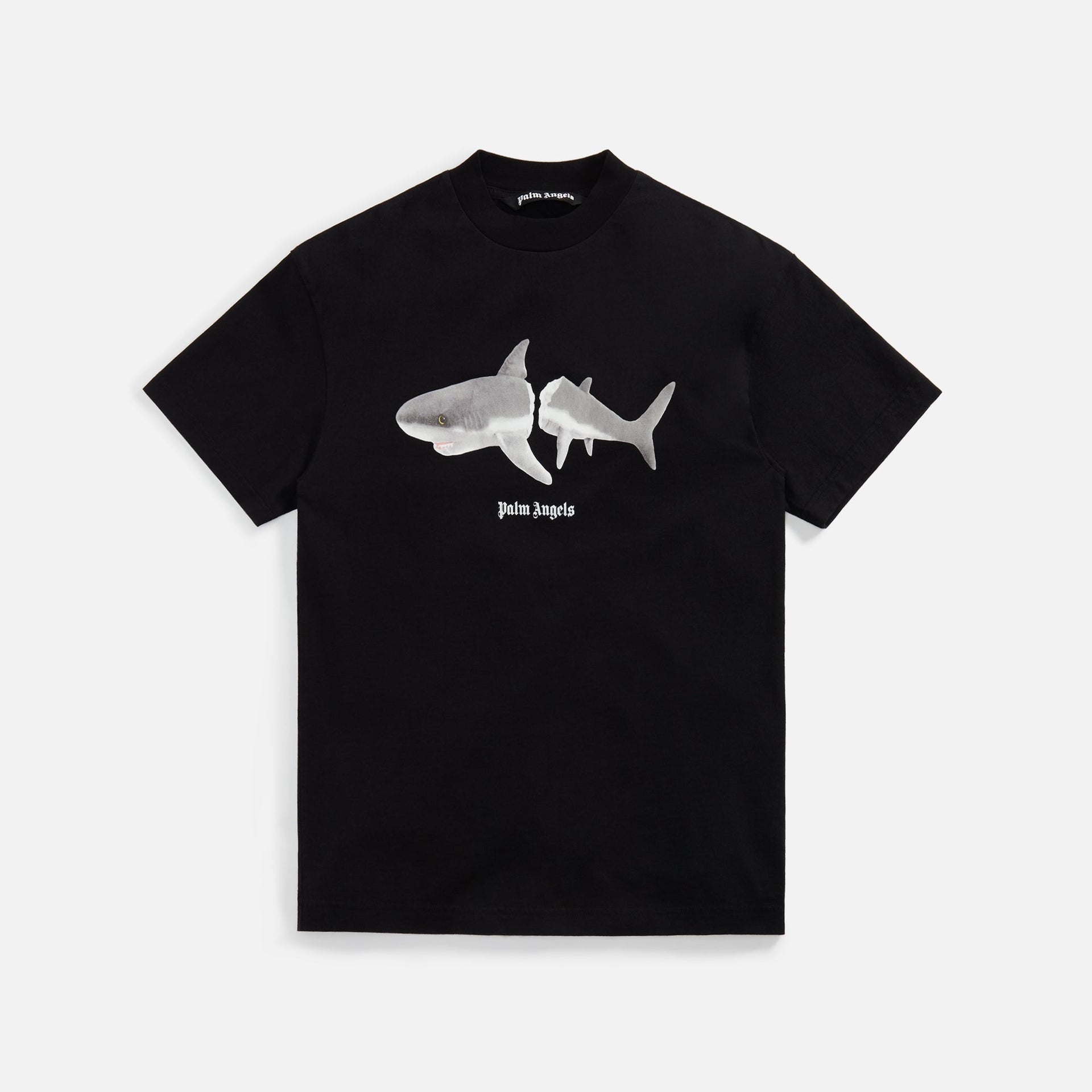 Palm Angels Shark Classic Tee - Black / White