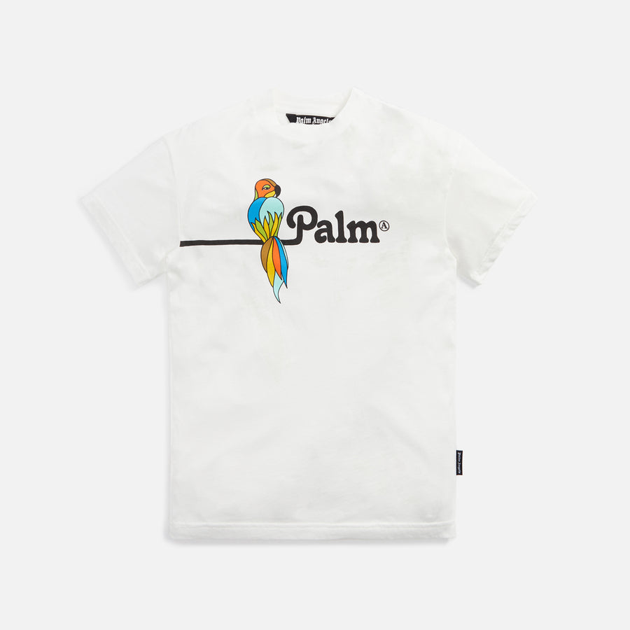 Palm Angels Parrot Vintage Tee White Black Kith Europe