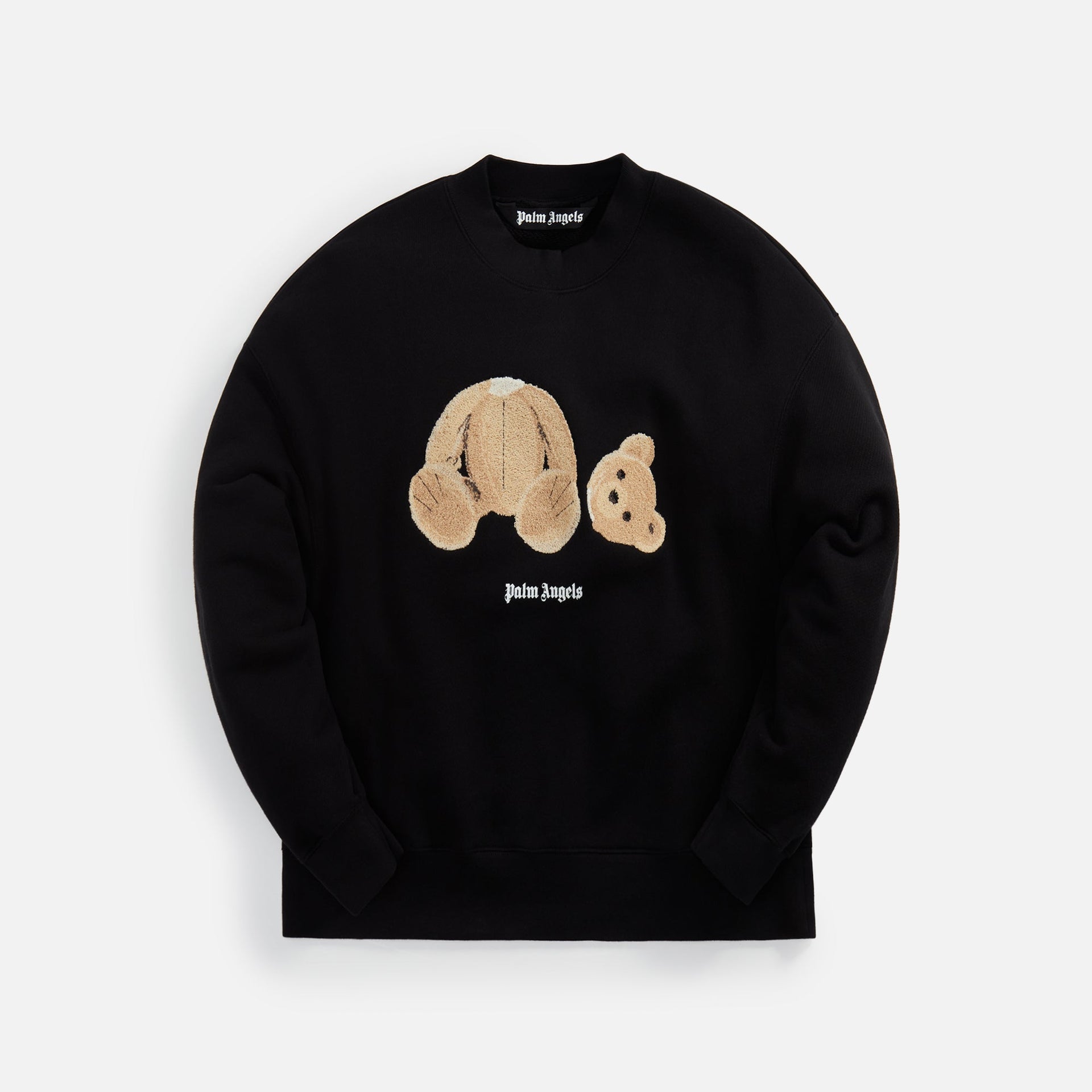 Palm Angels Bear Crewneck - Black / Brown