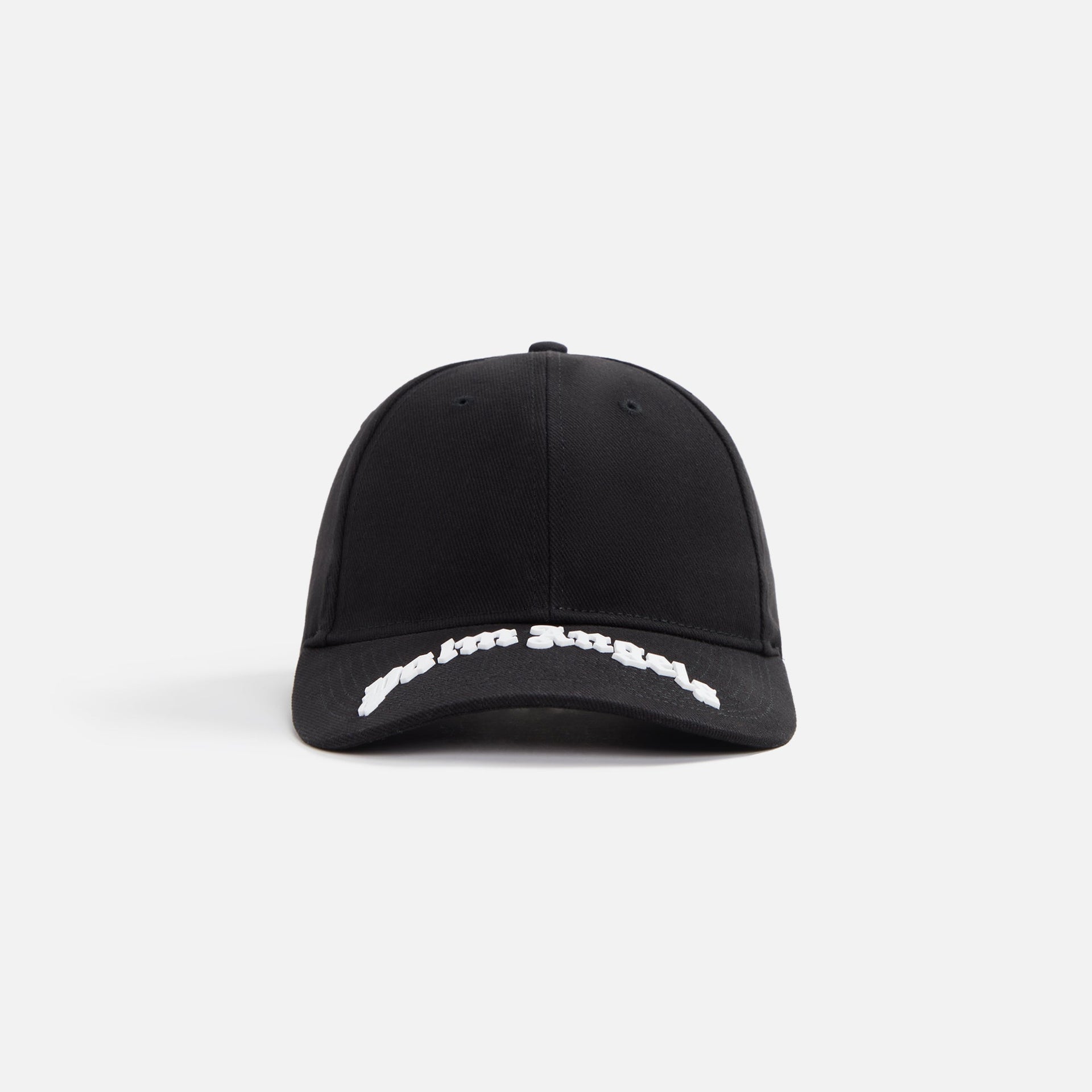 Palm Angels Curved Logo Cap - Black / White