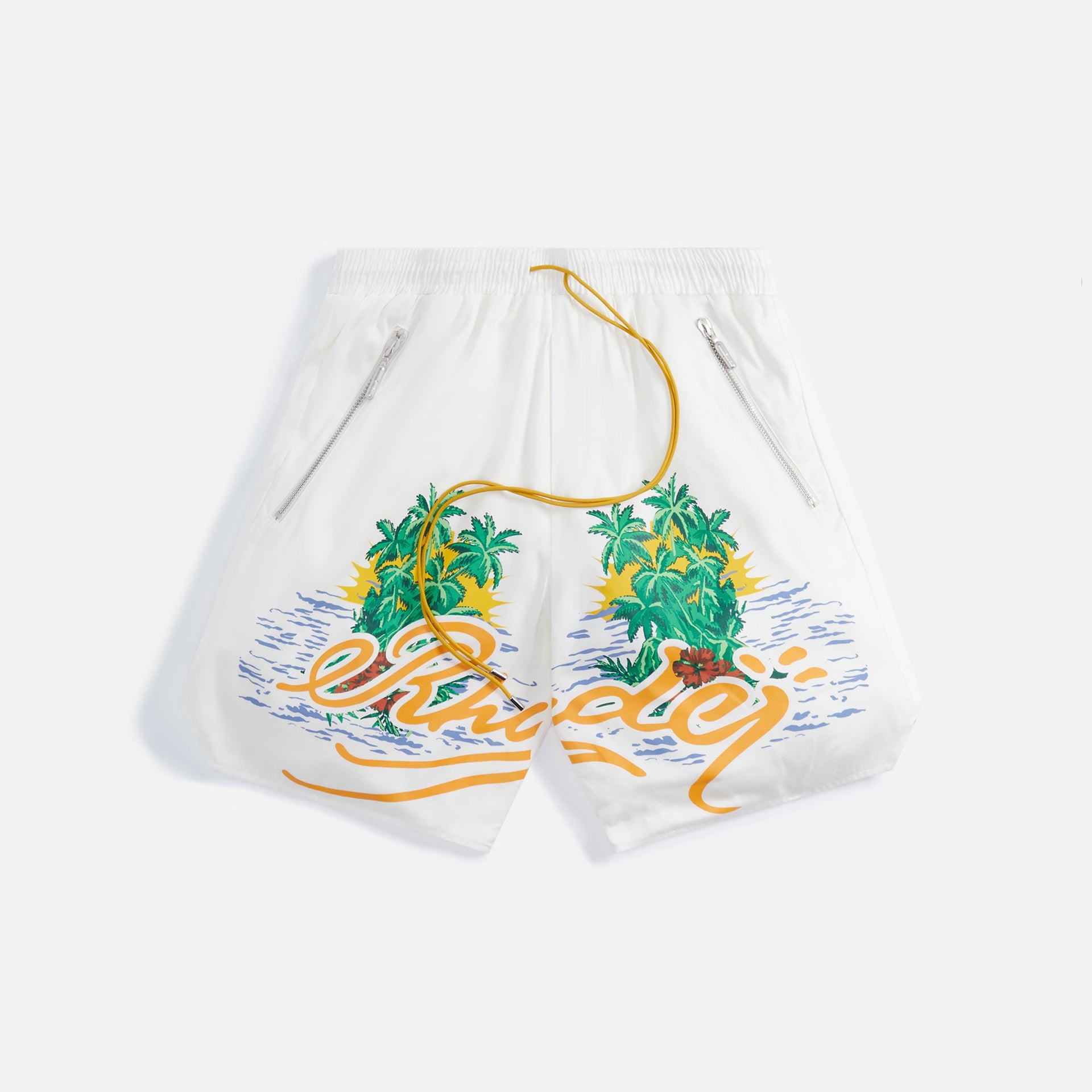Rhude Palms Logo Short - White