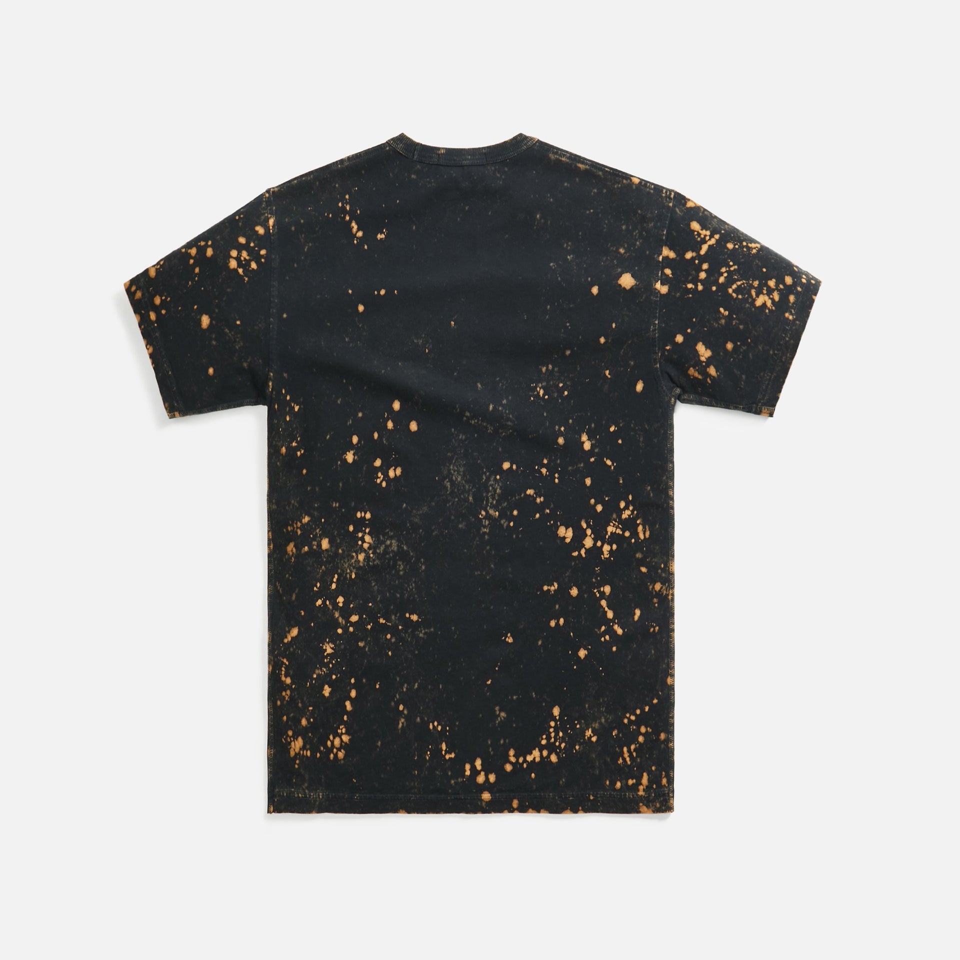 Stone Island Off Dye Treatment Tee - Black Orange