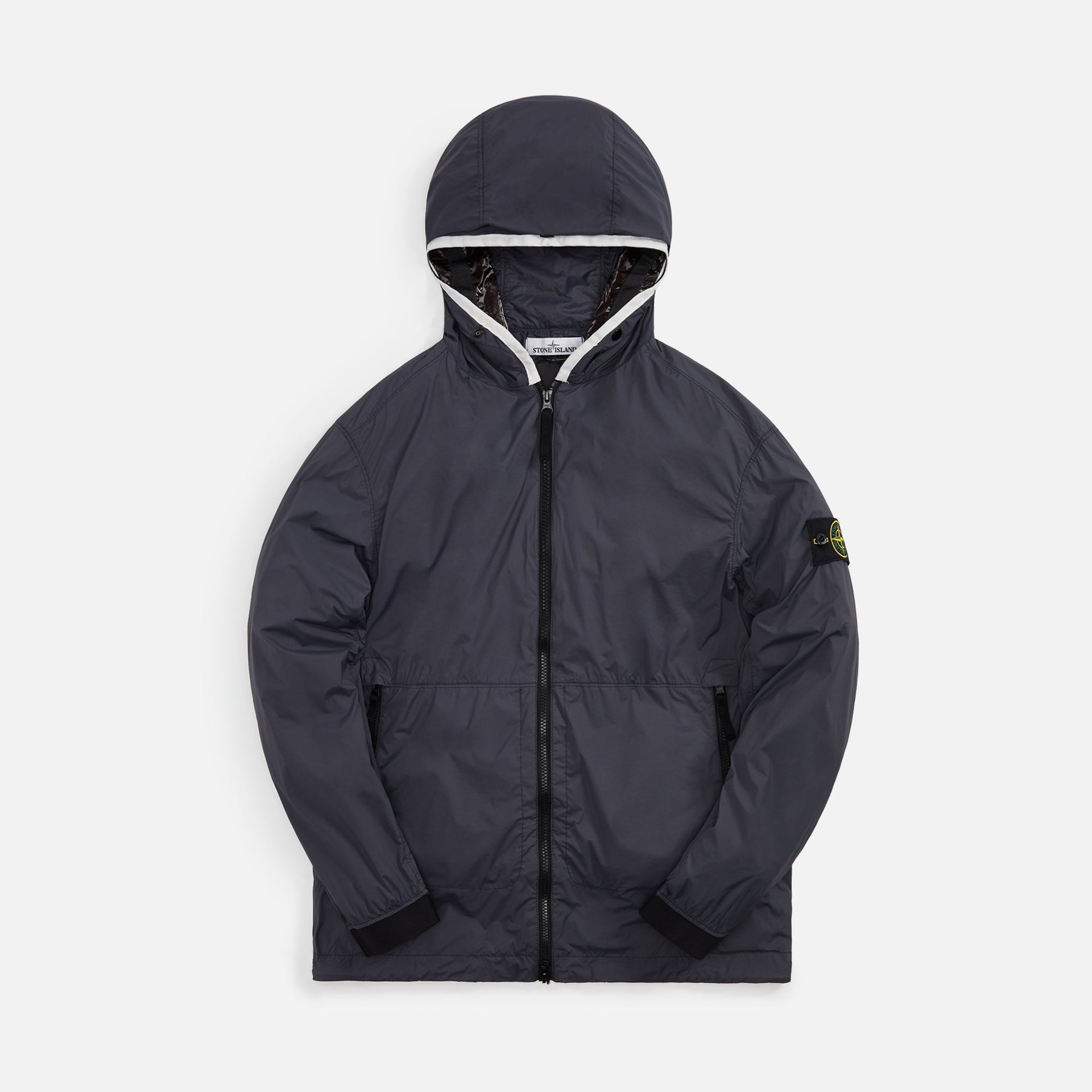 Stone Island Skin Touch Nylon-TC Garment Dyed Hooded Blouson - Anthracite