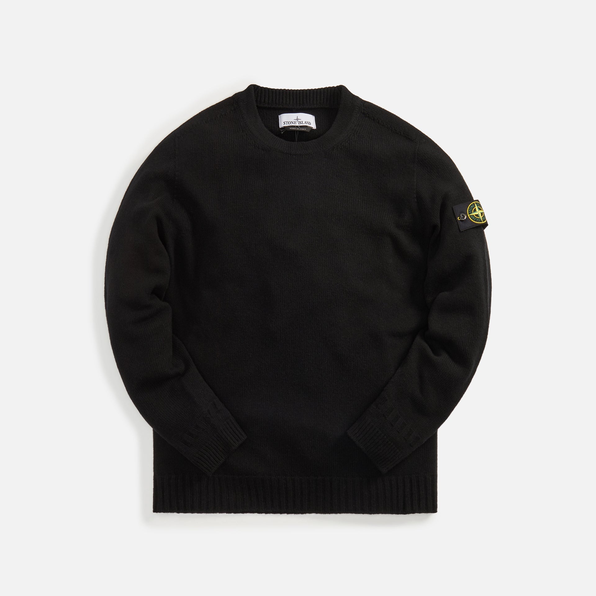 Stone Island Lamb's Wool Crewneck - Black