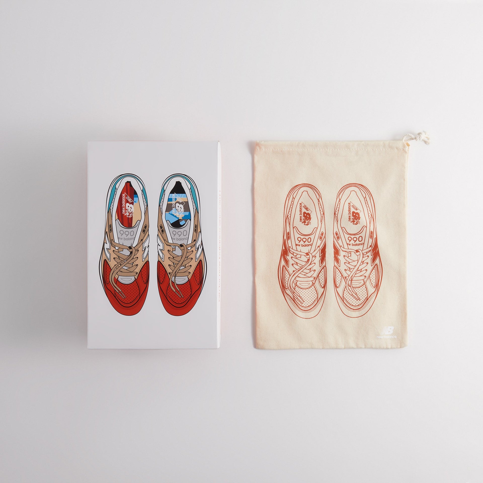 Ronnie Fieg for New Balance 990V2 - Cyclades