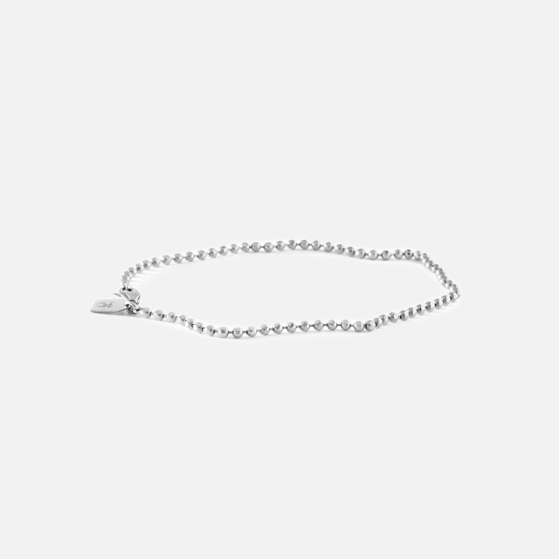 Bernard James Anthony Bracelet Large Beads - Sterling Silver