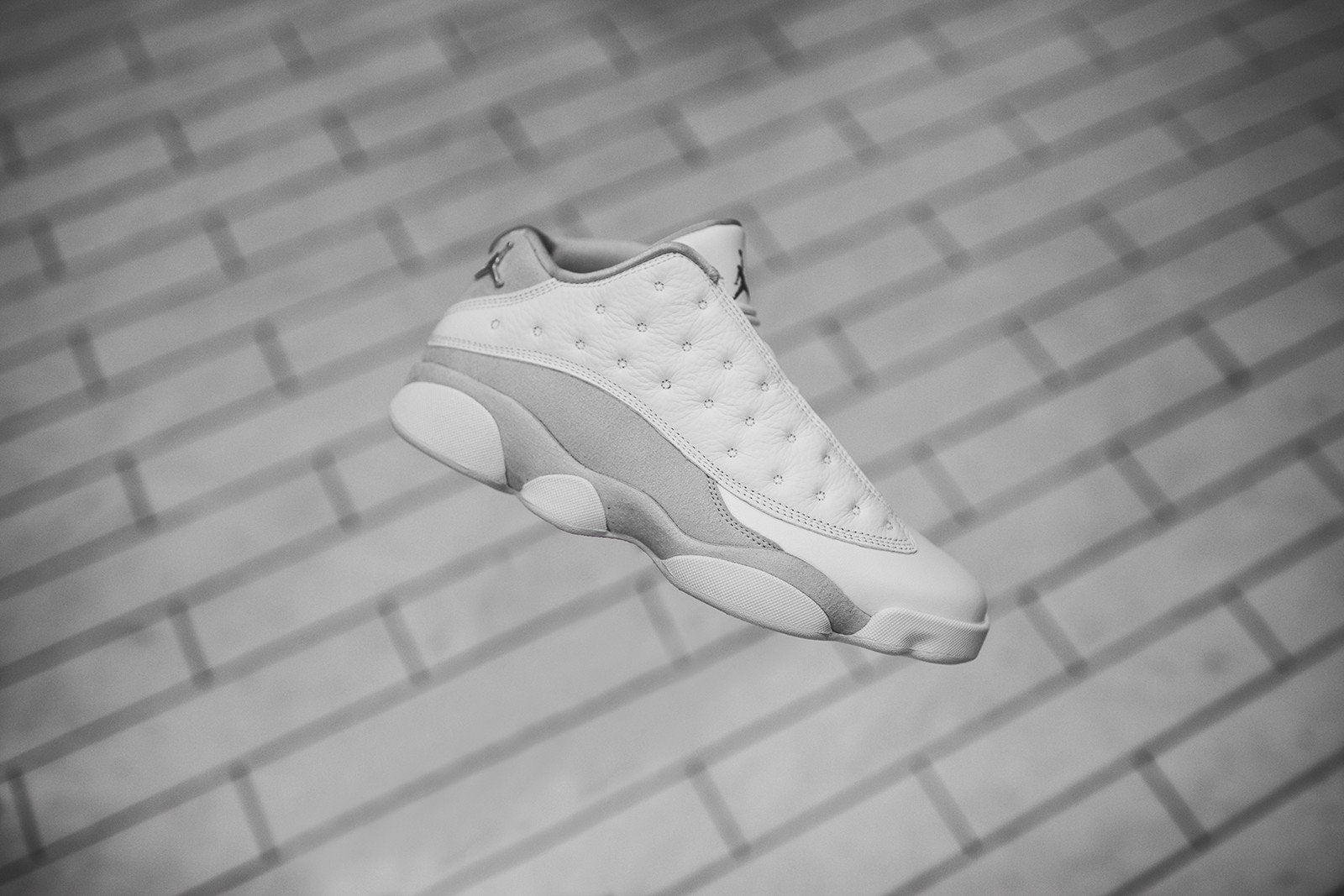 Nike GS Air Jordan 13 Retro Low - White / Metallic Silver