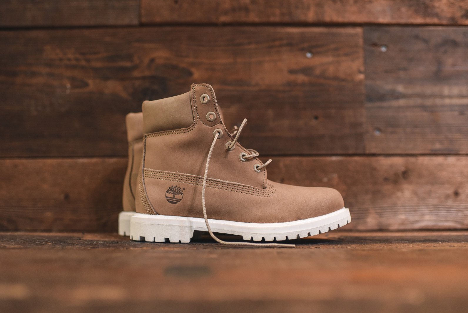 Timberland WMNS 6" Construct - Bone & Light Grey