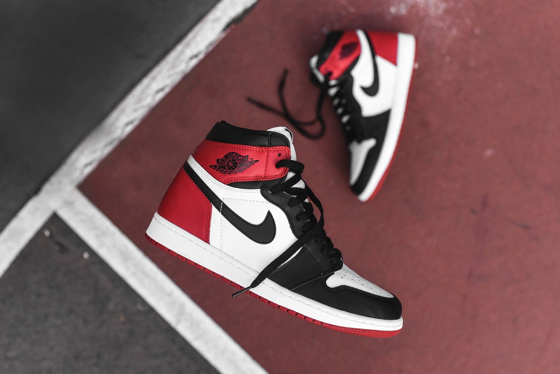 Nike Air Jordan Retro 1 GS - Black Toe