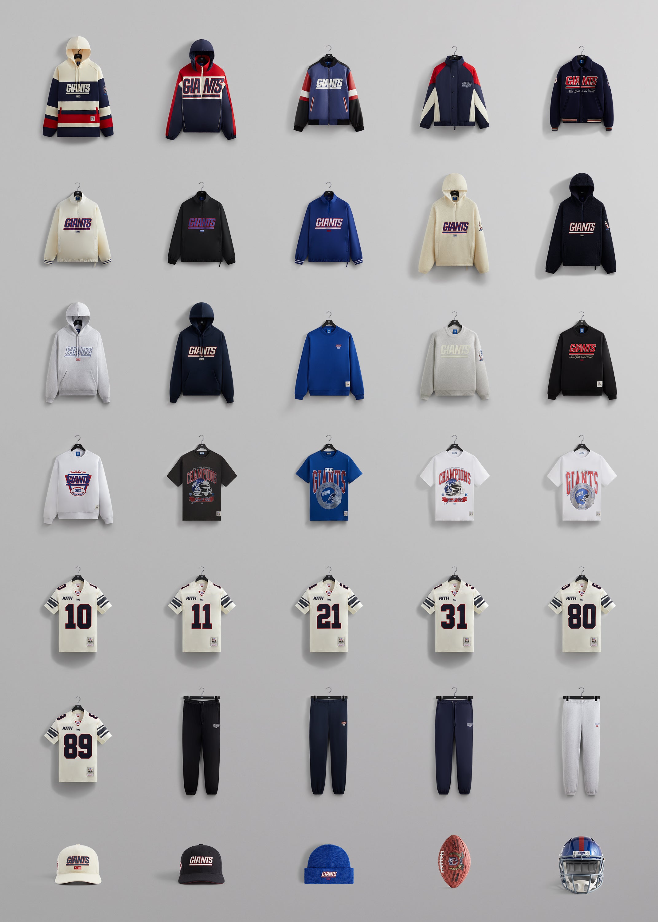 Kith Collection A Closer Look at Kith for NFL: Giants Collection – Kith Europe