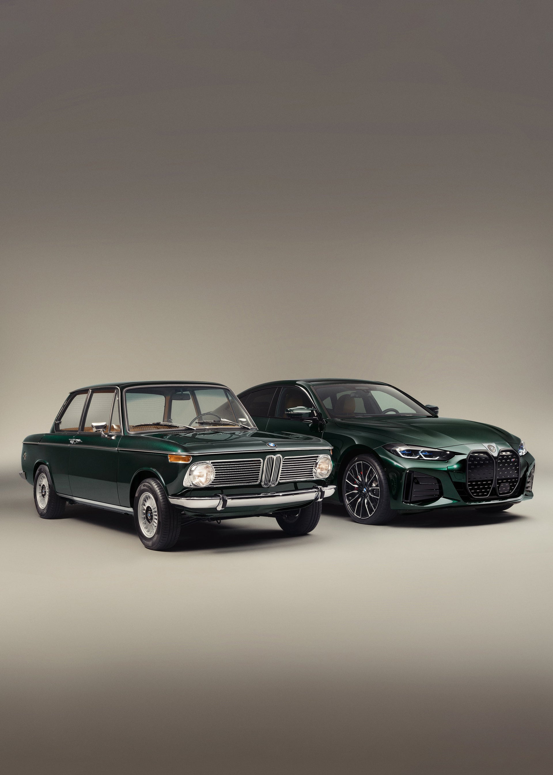 2022 BMW i4 M50 by Kith & 1972 BMW 1602 Elektro by Ronnie Fieg