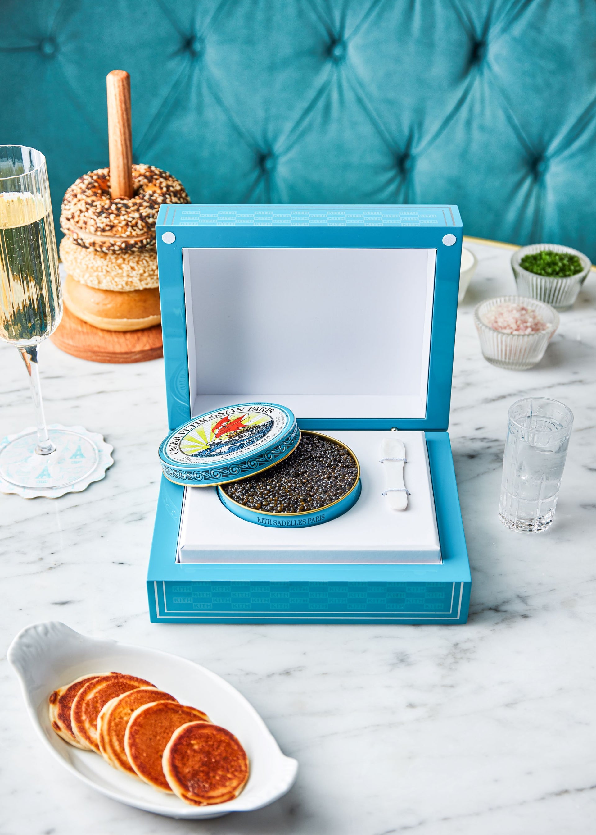 Petrossian Caviar by Sadelle's at Kith Paris