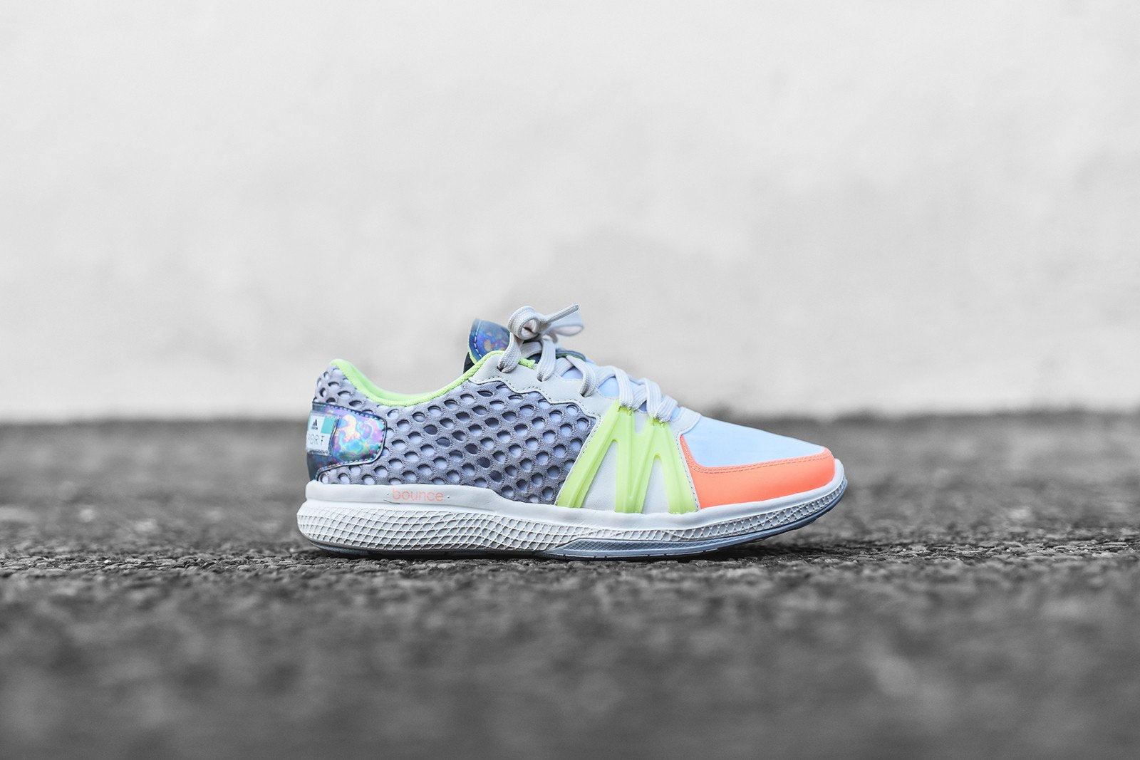 adidas by Stella McCartney Ively Trainer - Grey / Flash Orange / Neon