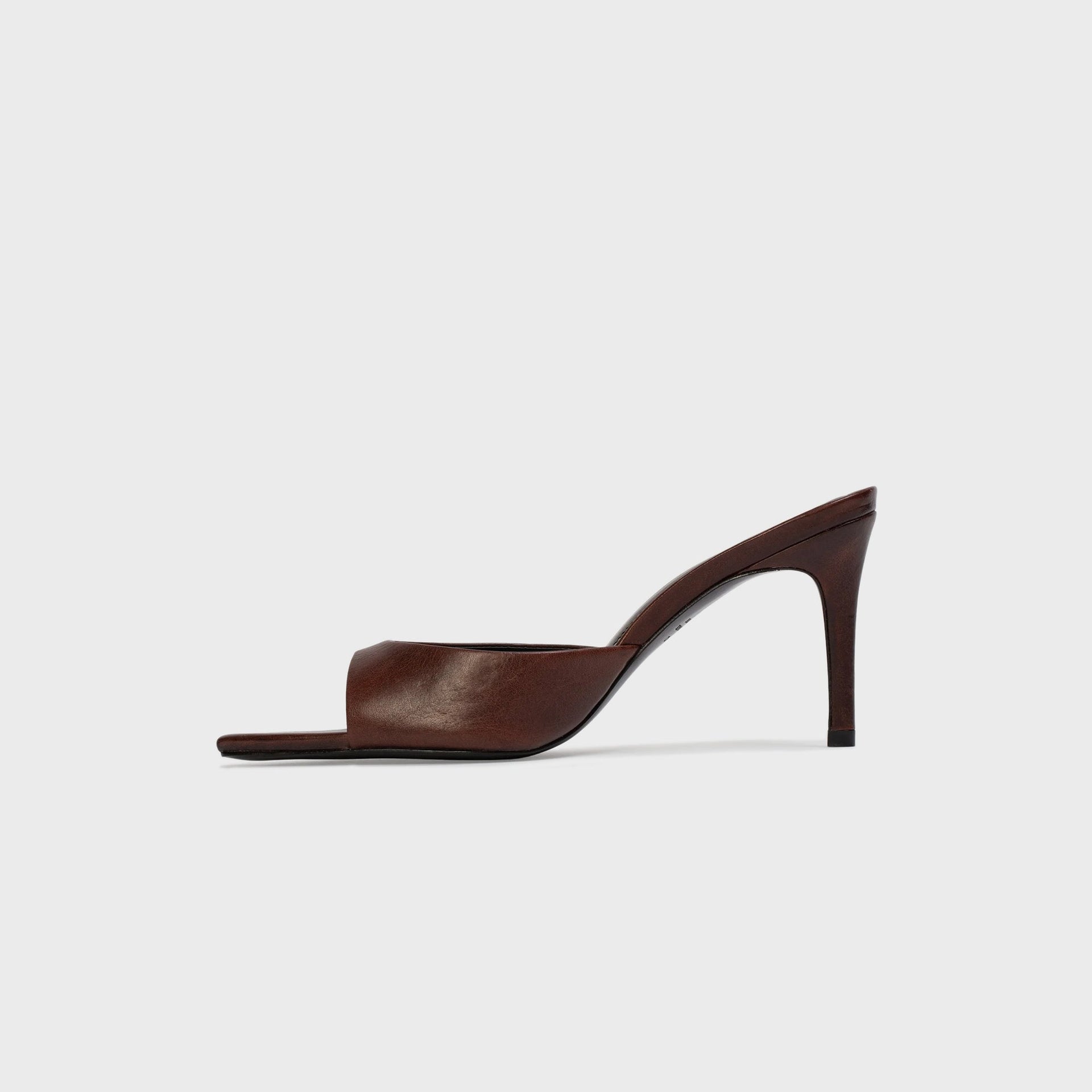 Black Suede Studio Brea 80 - Black Coffee Leather