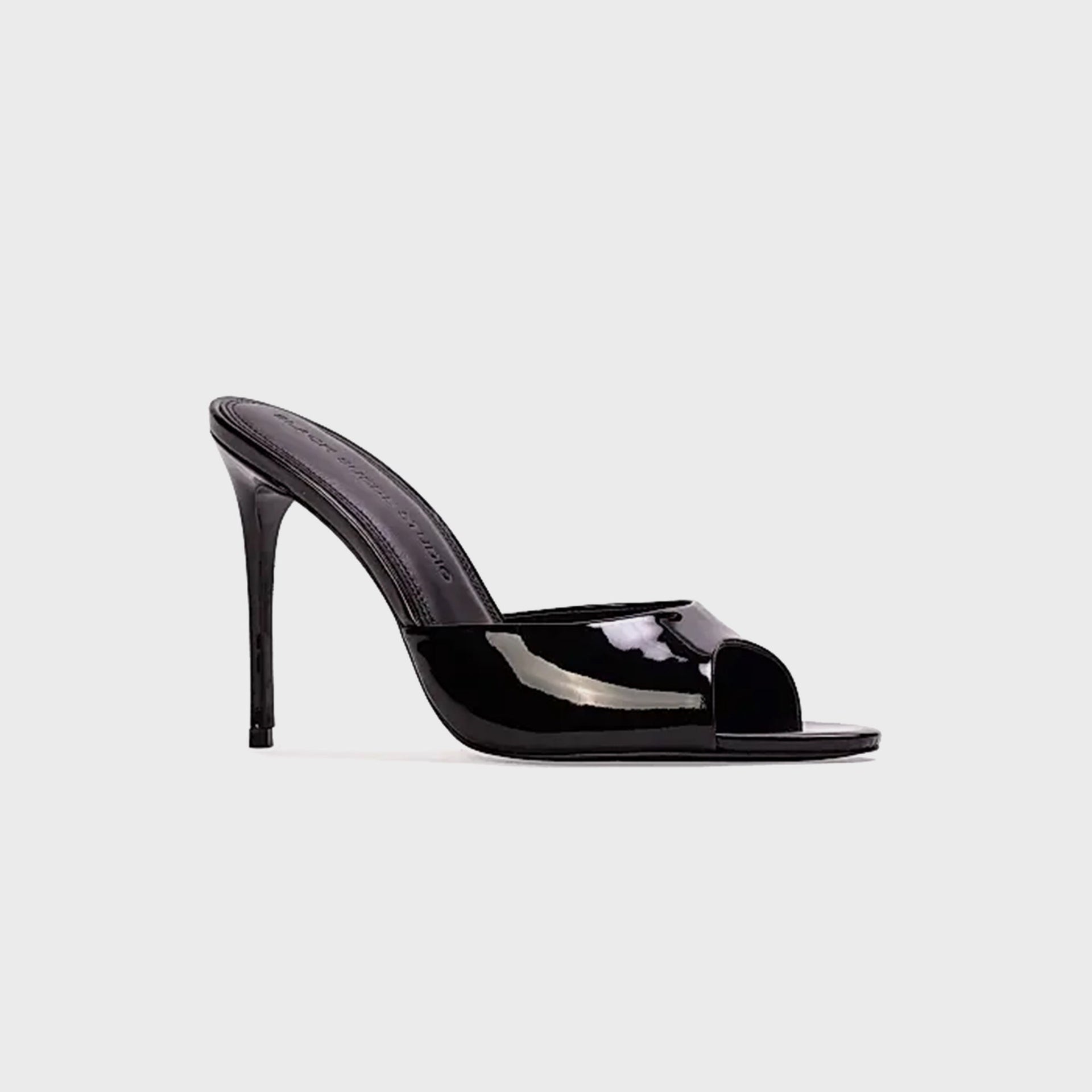 Black Suede Studio Jazz 100 - Black Patent Leather