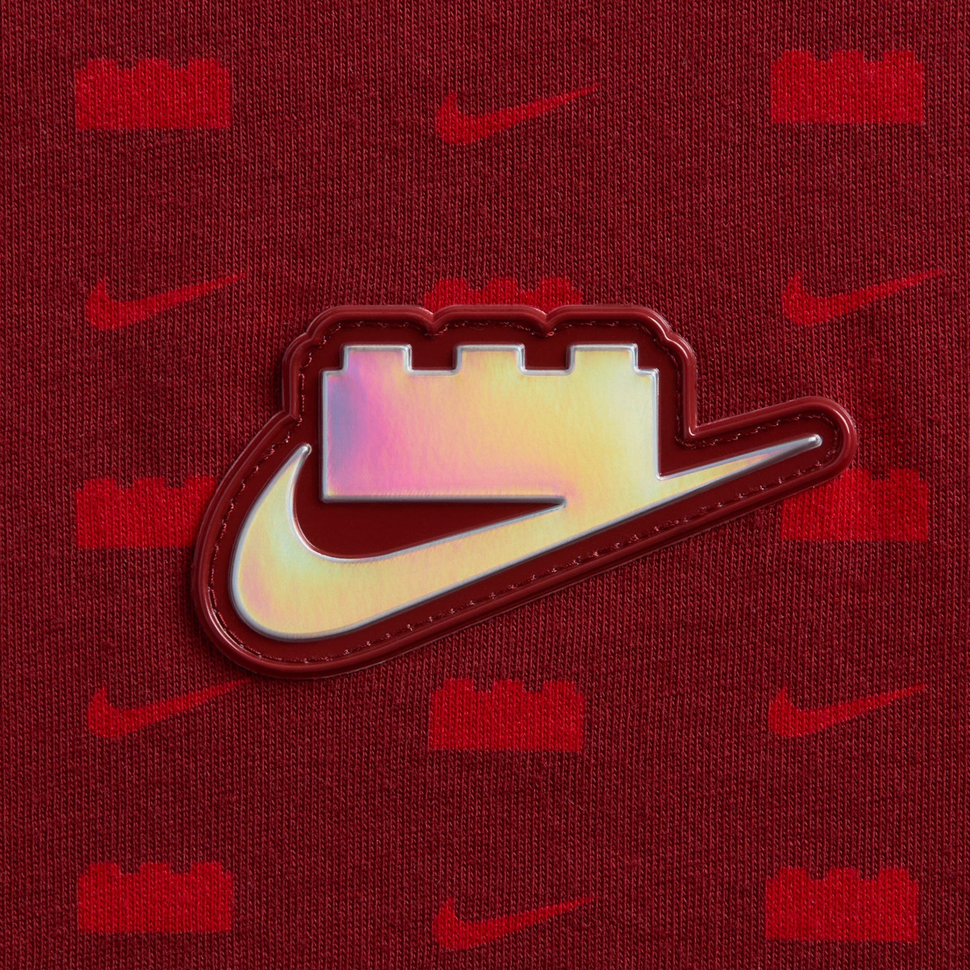 Nike x LEGO Collection Kids Cropped T-Shirt - Dark Cayenne