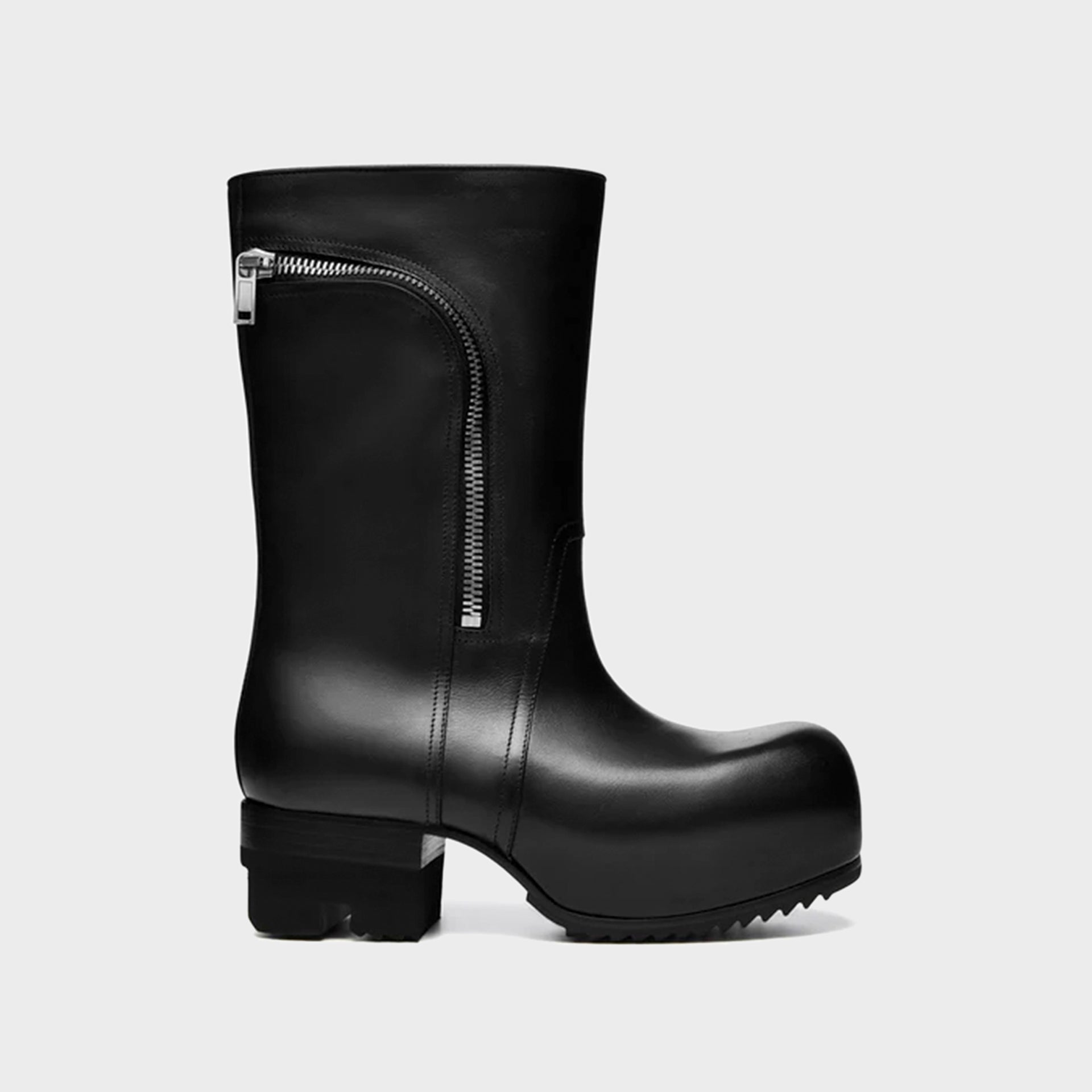 Rick Owens WMNS Bauhaus Ballast Pull on Stivali - Pelle Black