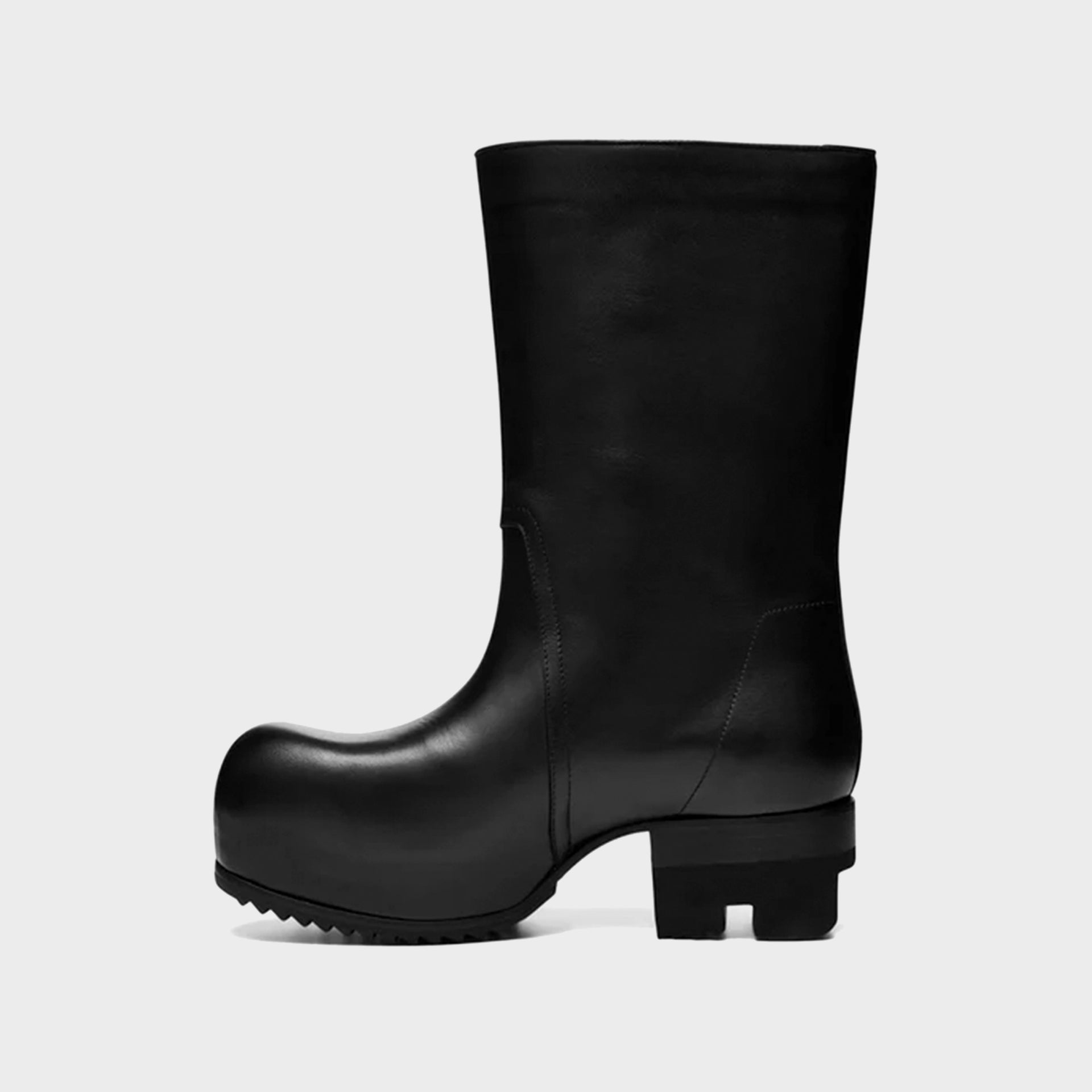 Rick Owens WMNS Bauhaus Ballast Pull on Stivali - Pelle Black