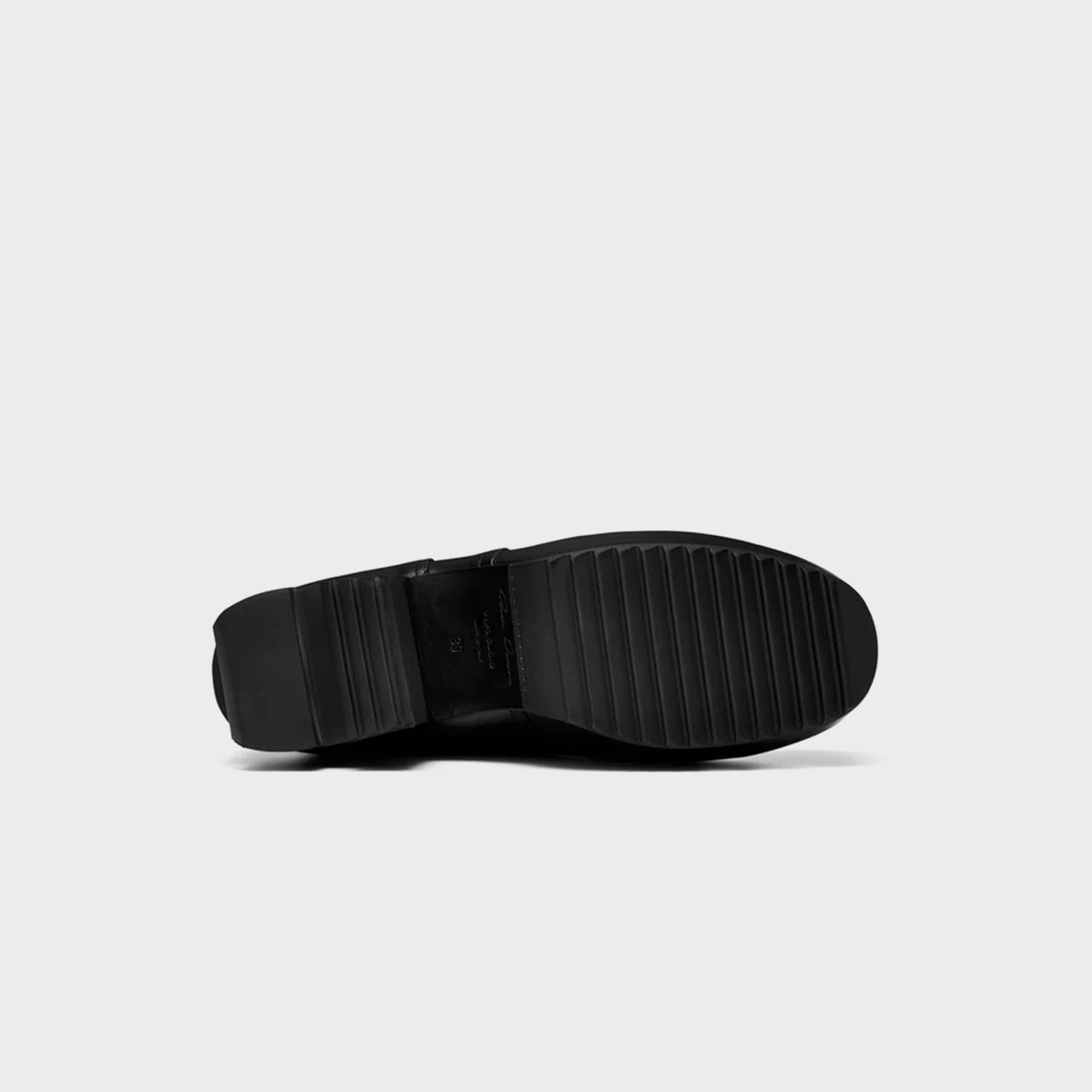 Rick Owens WMNS Bauhaus Ballast Pull on Stivali - Pelle Black