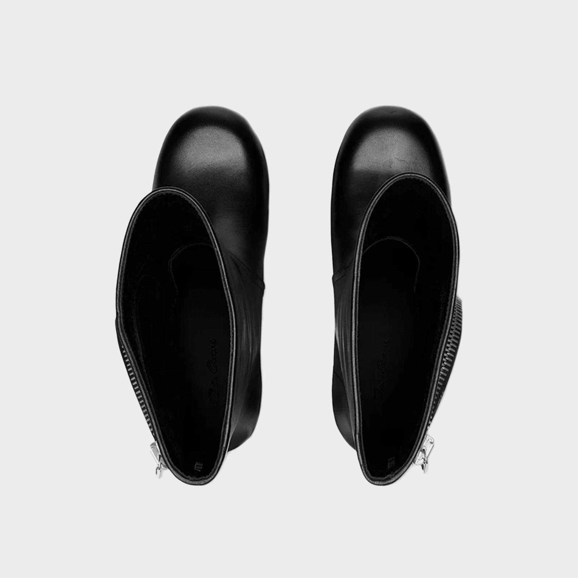 Rick Owens WMNS Bauhaus Ballast Pull on Stivali - Pelle Black