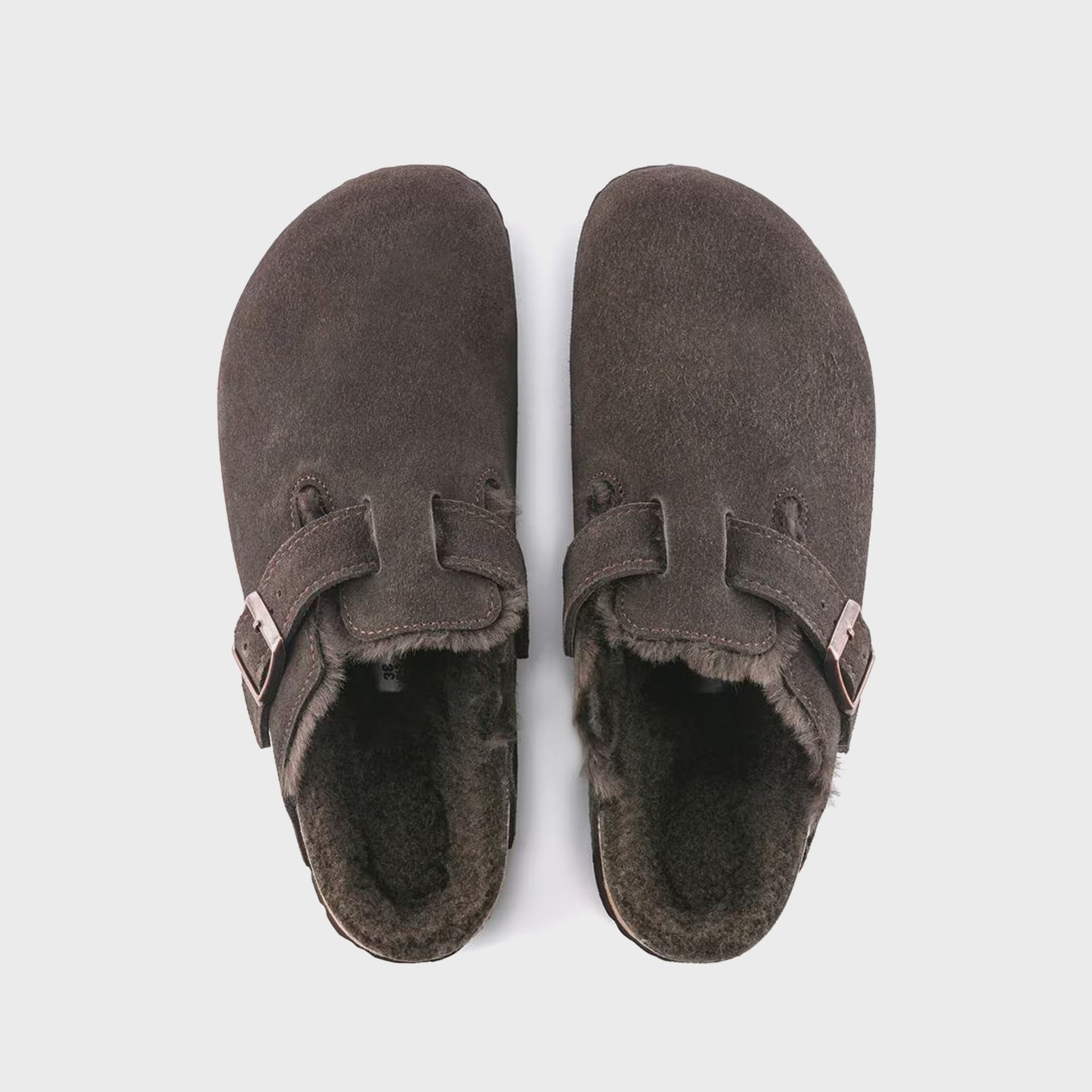 Birkenstock Boston Shearling Suede - Mocha