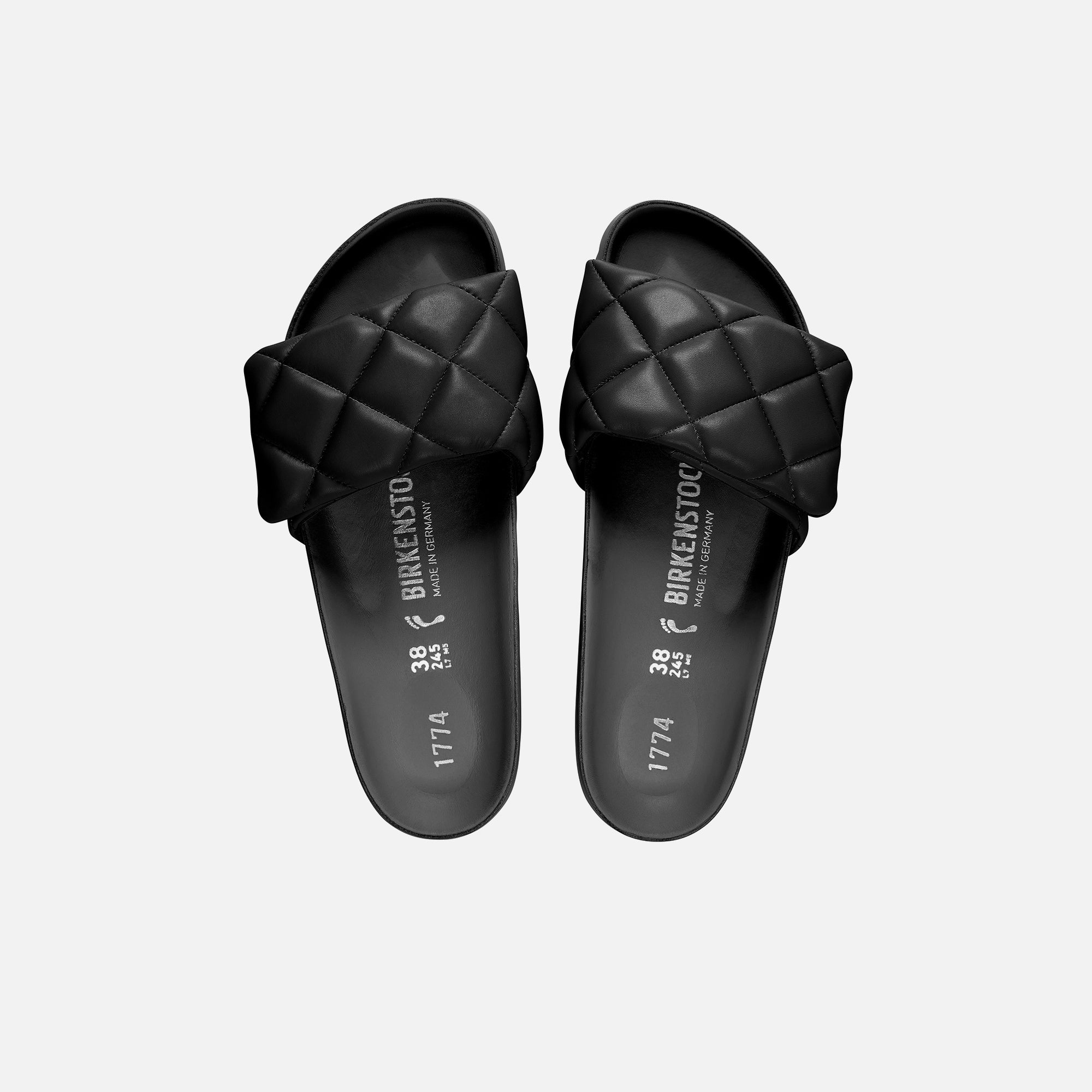 【関税&送料込】Birkenstock 1774 Black Fabric Cosny Slippers 1774 Arizona Cosny Nylon Black | BIRKENSTOCK