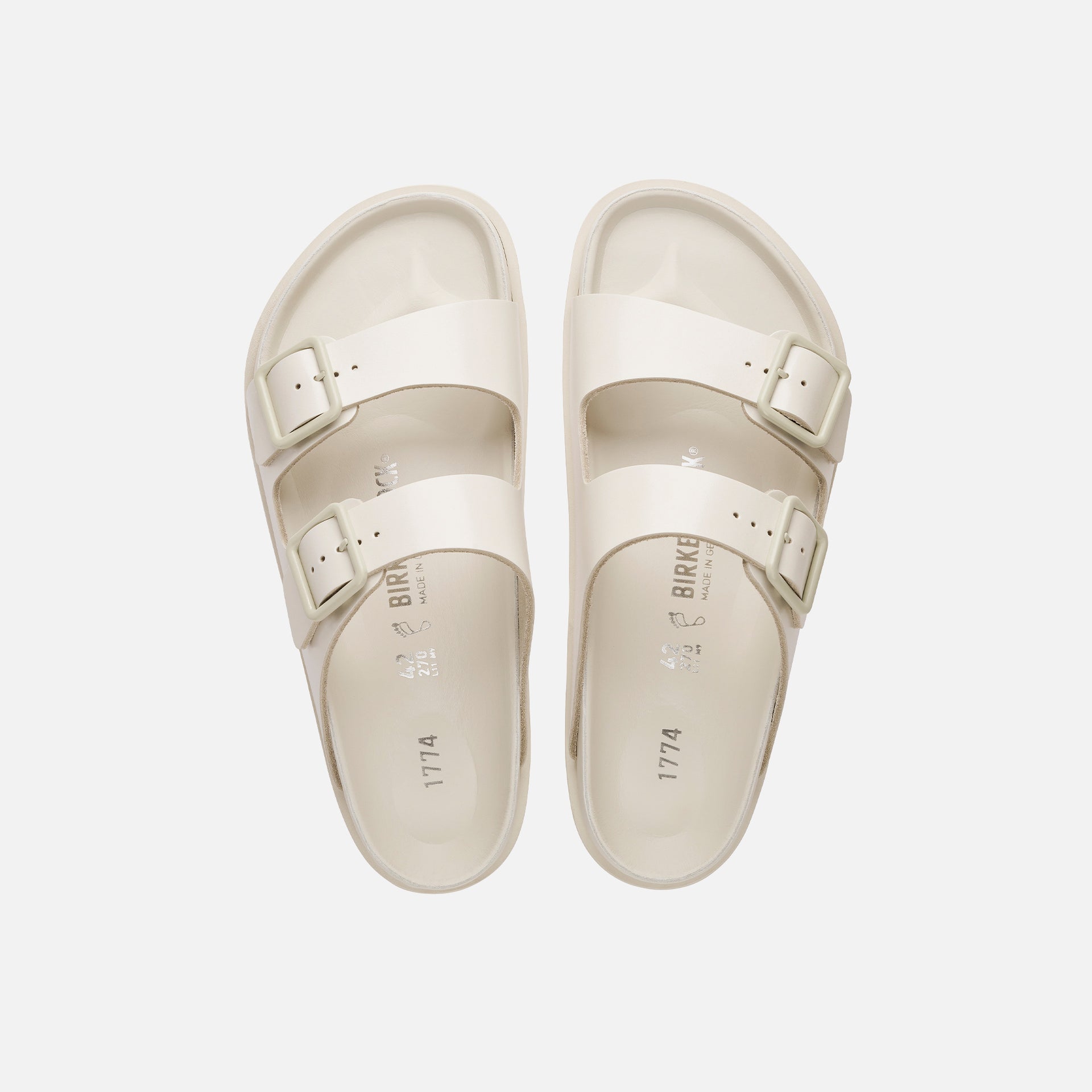 Birkenstock 1774 WMNS Arizona Smooth Leather - Bone