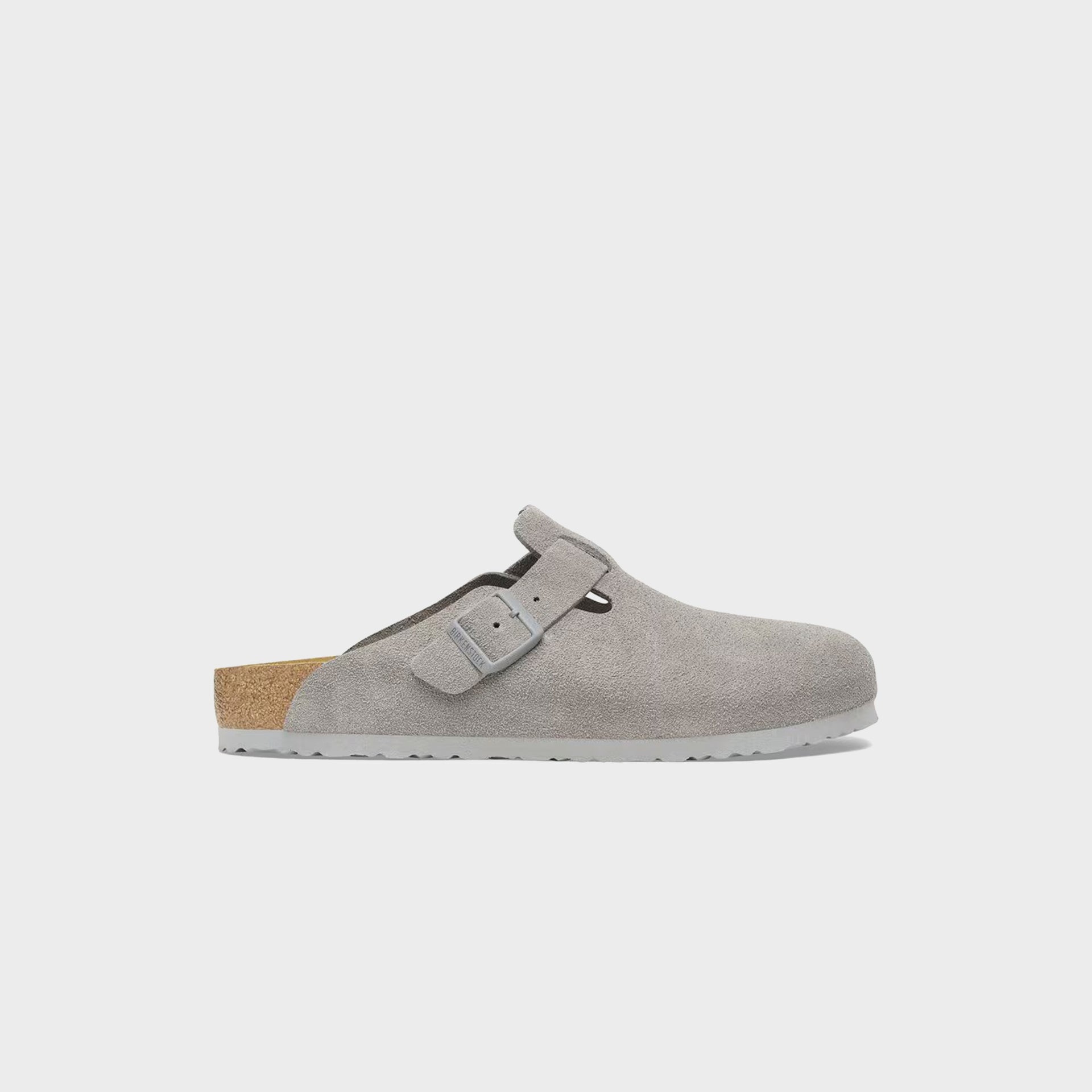 Birkenstock Boston Suede - Stone Coin