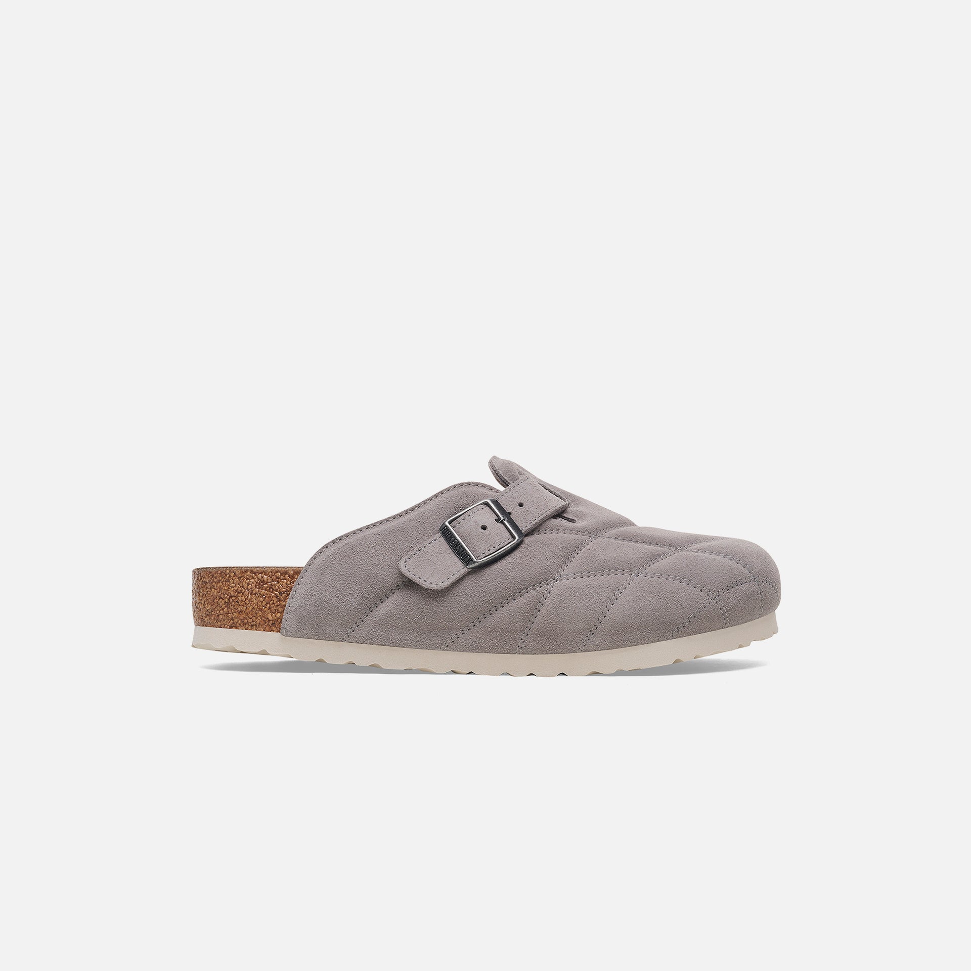 Birkenstock Boston Quilted Leve - Stone Coin