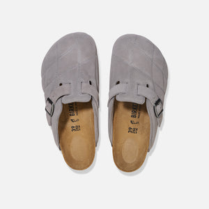 Birkenstock Boston Quilted Leve - Stone Coin