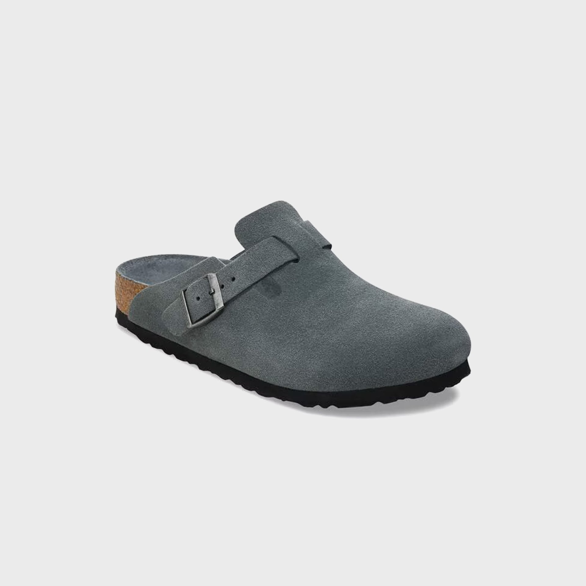 Birkenstock Boston Soft Footbed - Basalt Gray